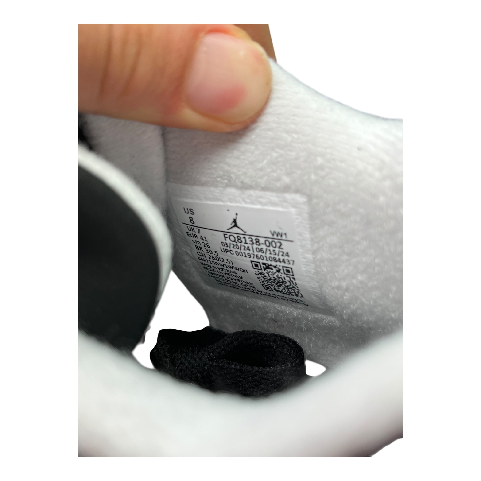 Jordan 4 Retro Fear (41EU)