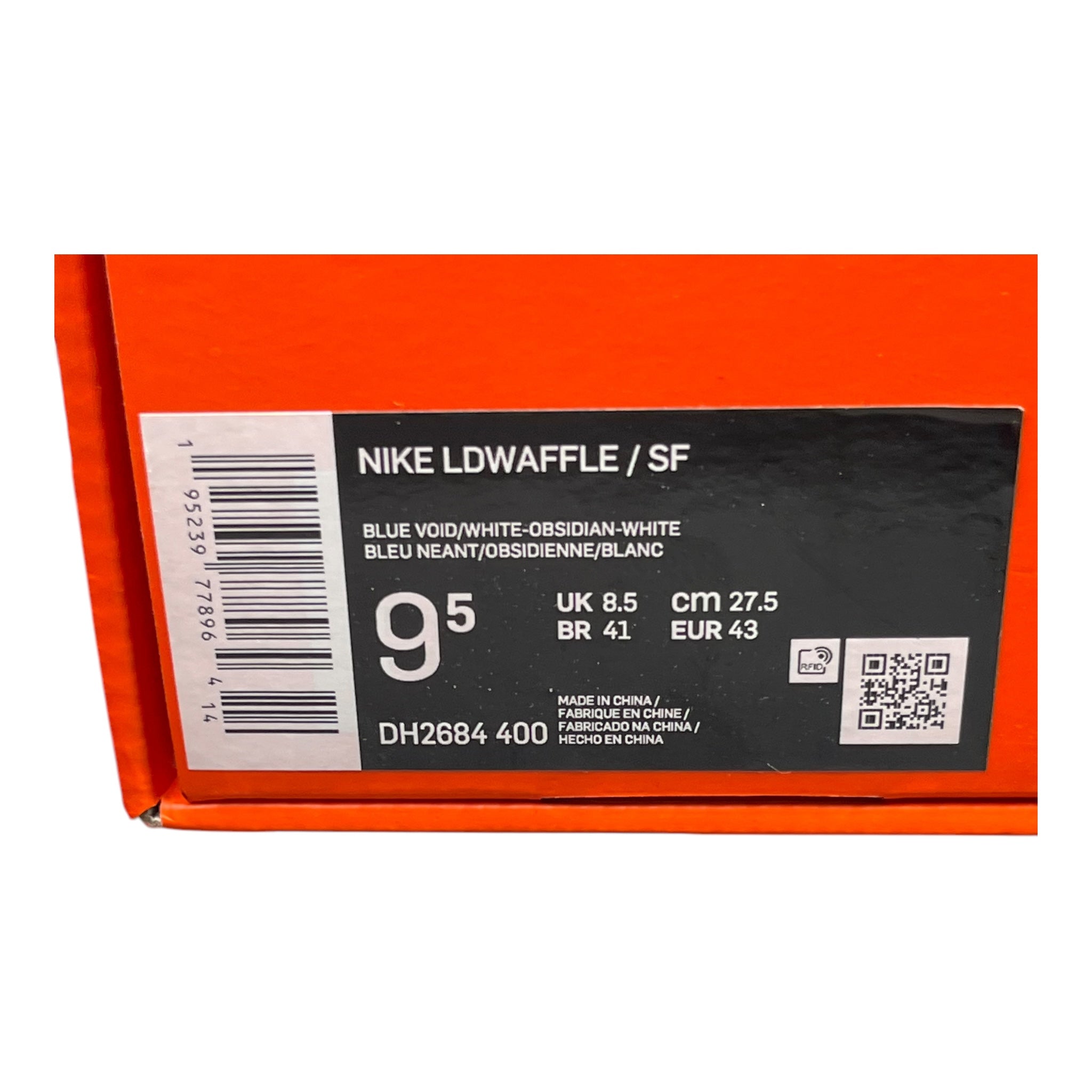 Nike LD Waffle Sacai Fragment Blau (43EU)