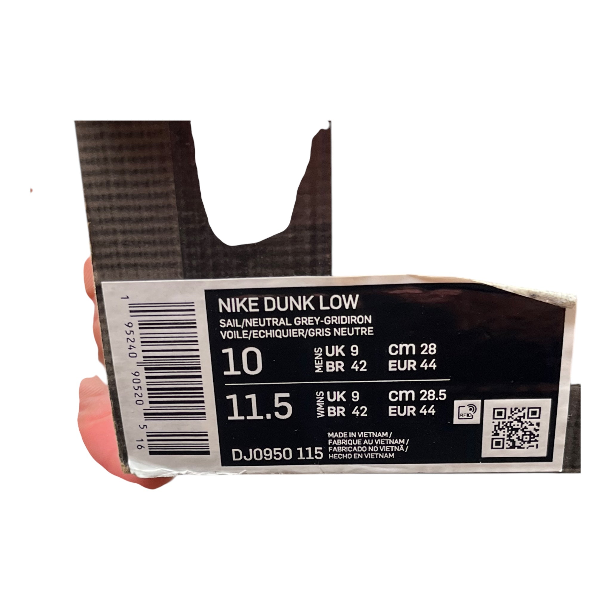 Nike Dunk Low Off-White Lot 20 (44 EU)