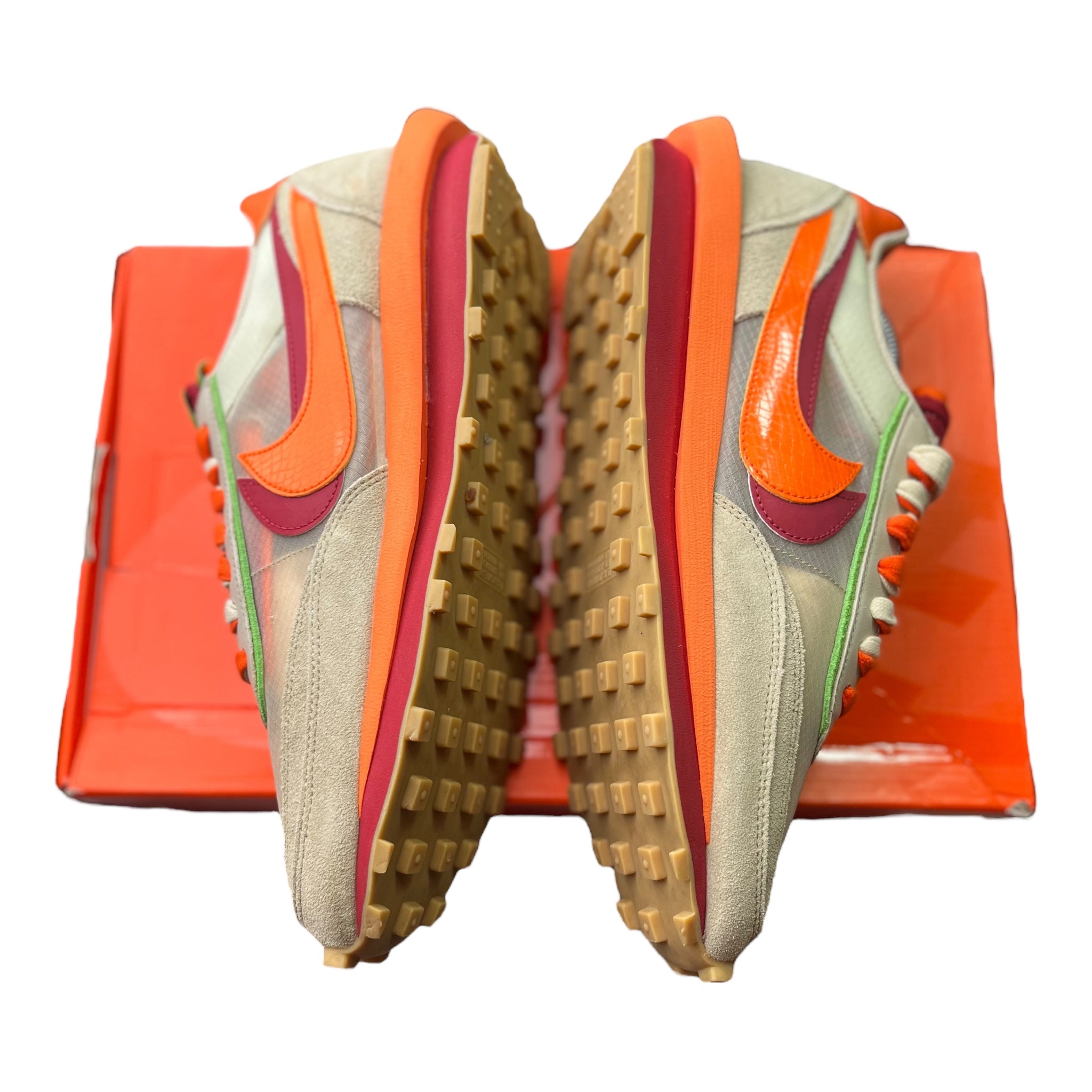 Nike LD Waffle Sacai Clot Net Orange Blaze (46EU)