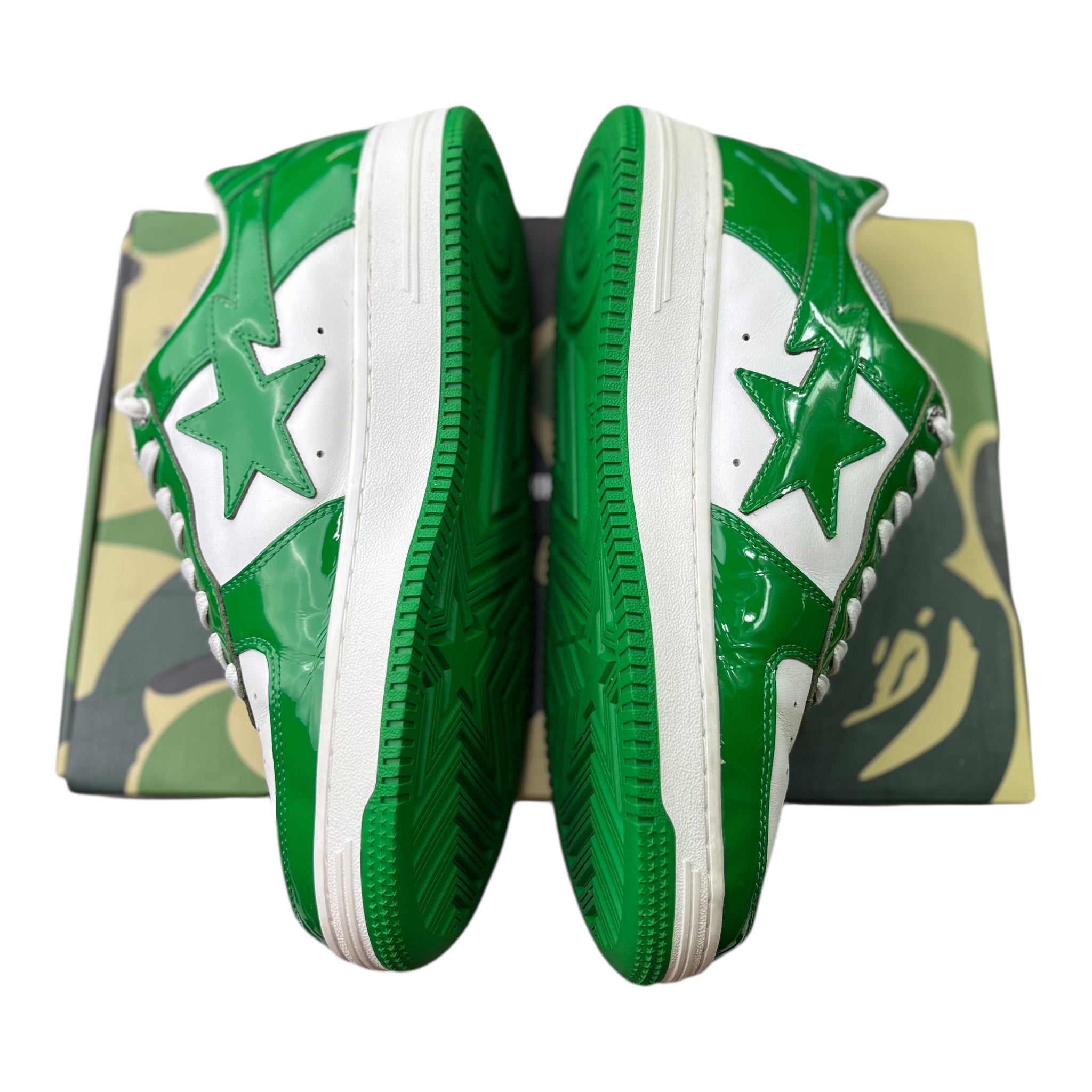 A Bathing Ape Bape Sta White Green (43EU)