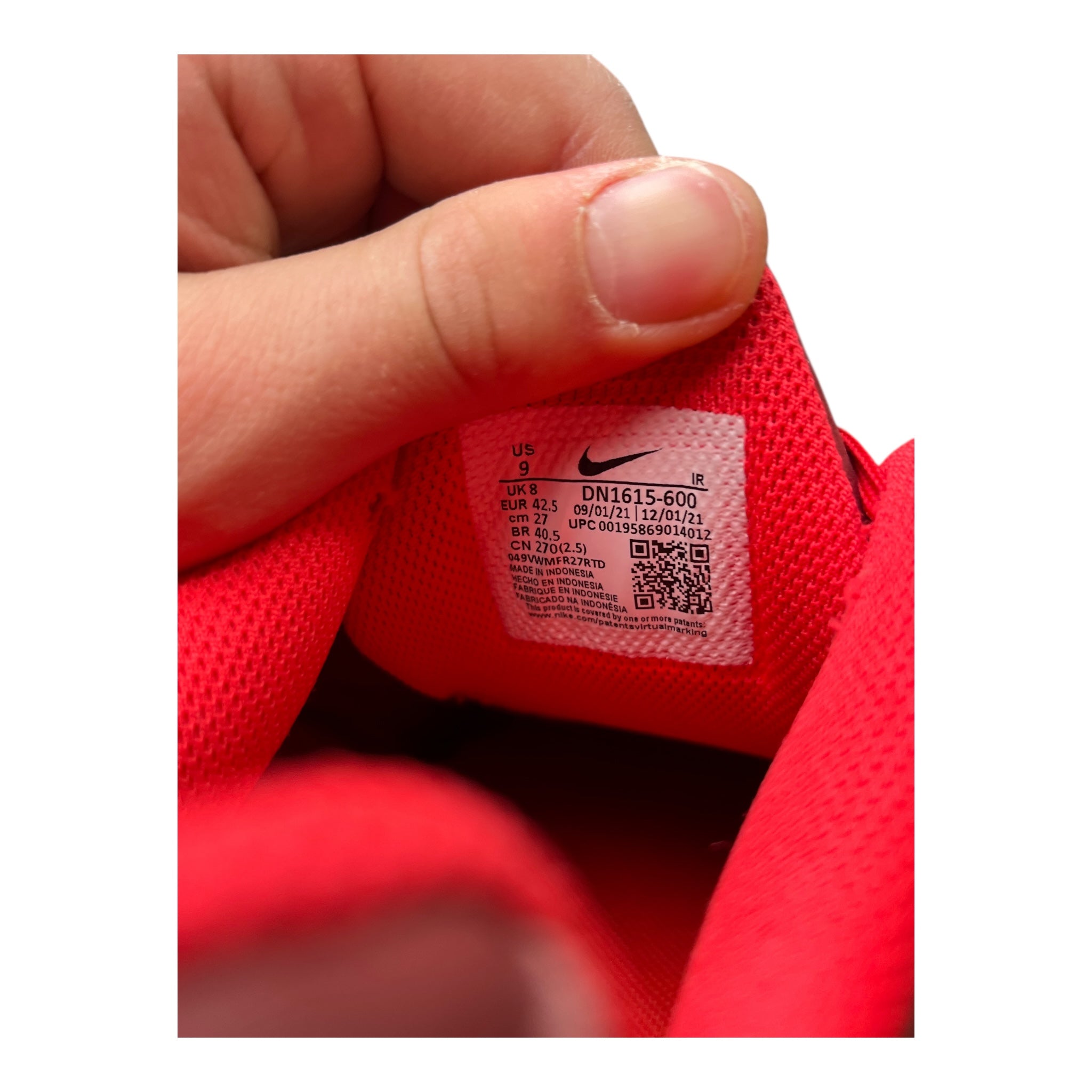 Nike Shox Ride 2 Supreme Speed Red (42.5EU)