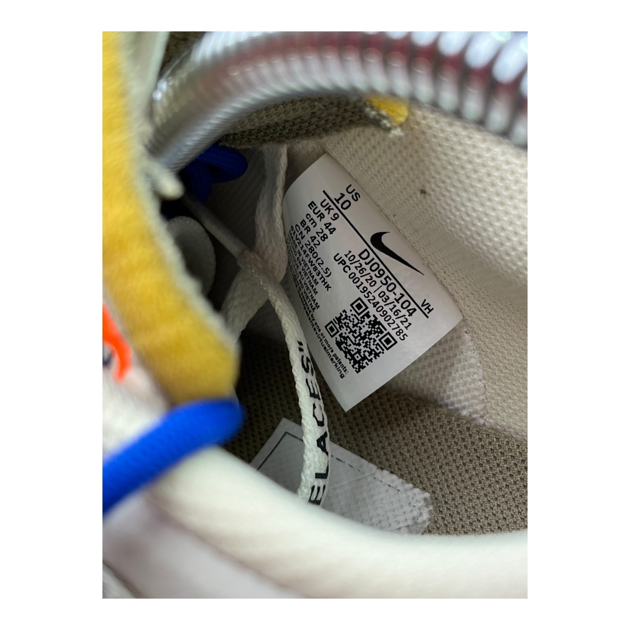 Nike Dunk Low Off-White Lot 32 (44 EU)