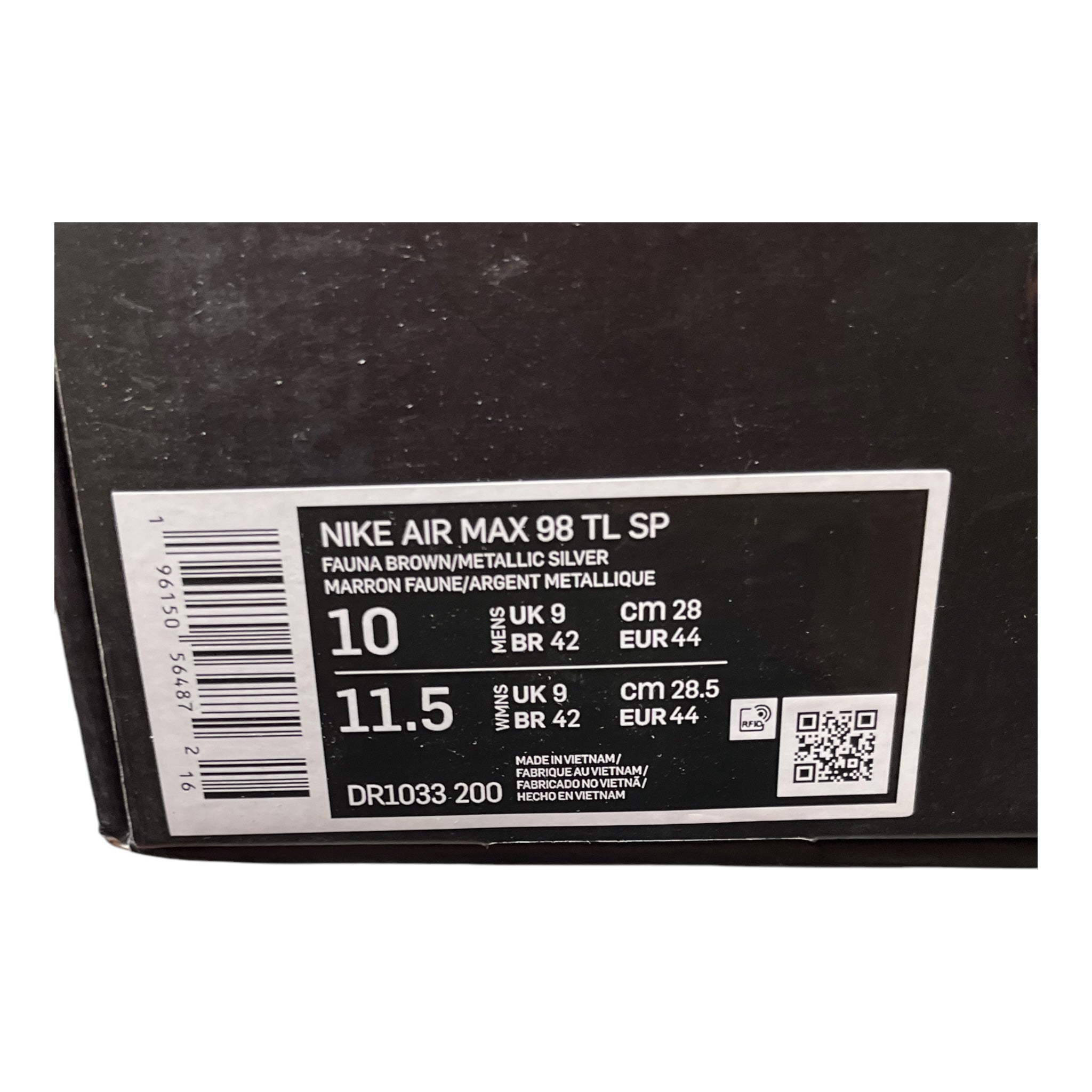 Nike Air Max 98 TL Supreme Fauna Brown (44EU)