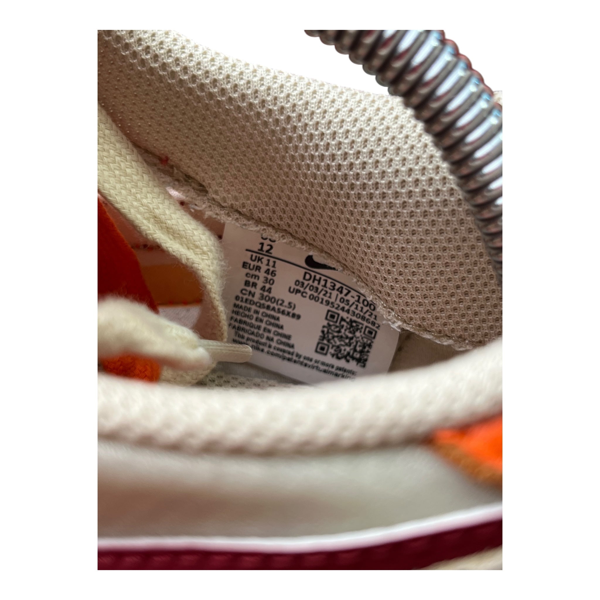 Nike LD Waffle Sacai Clot Net Orange Blaze (46EU)