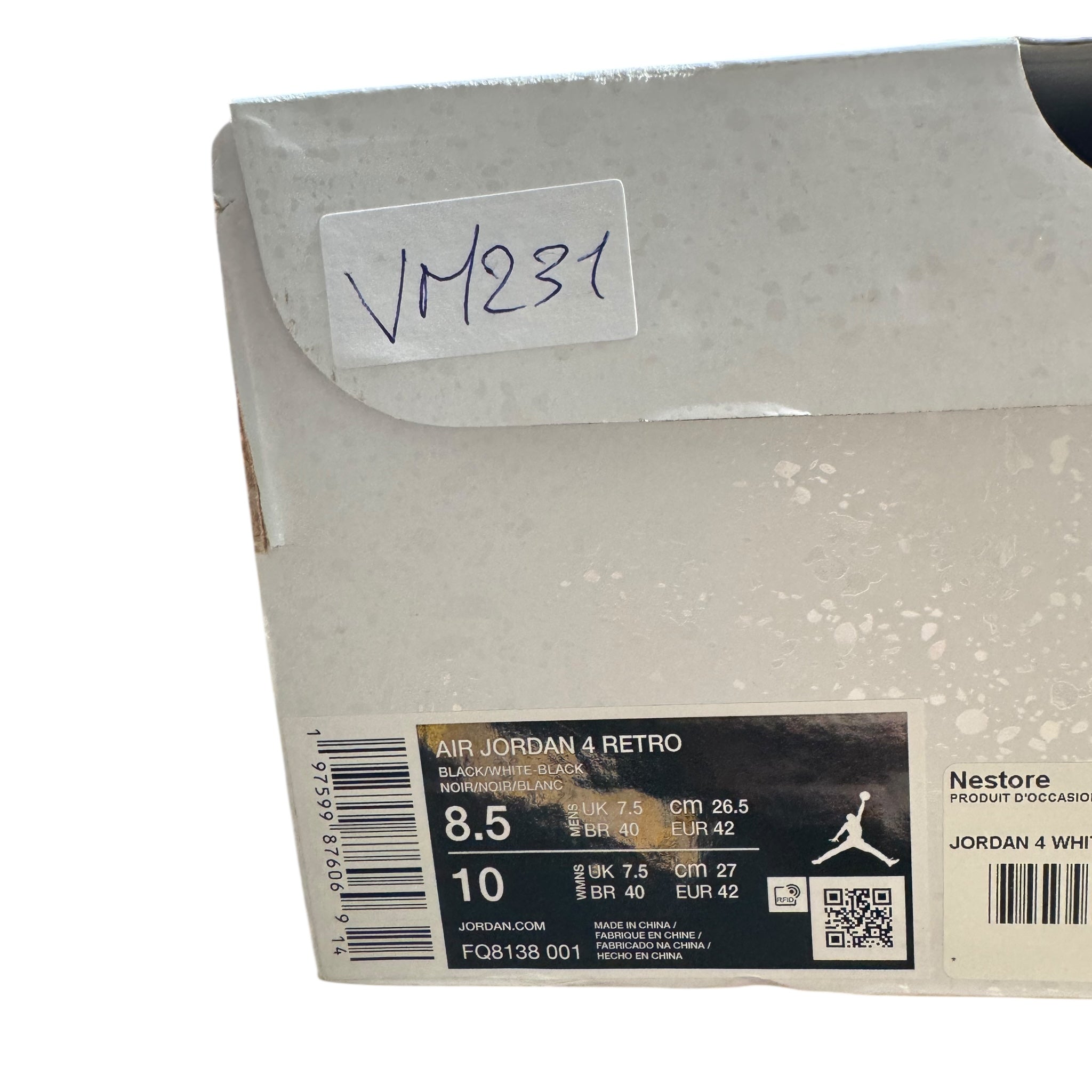 Jordan 4 White Thunder (42EU)