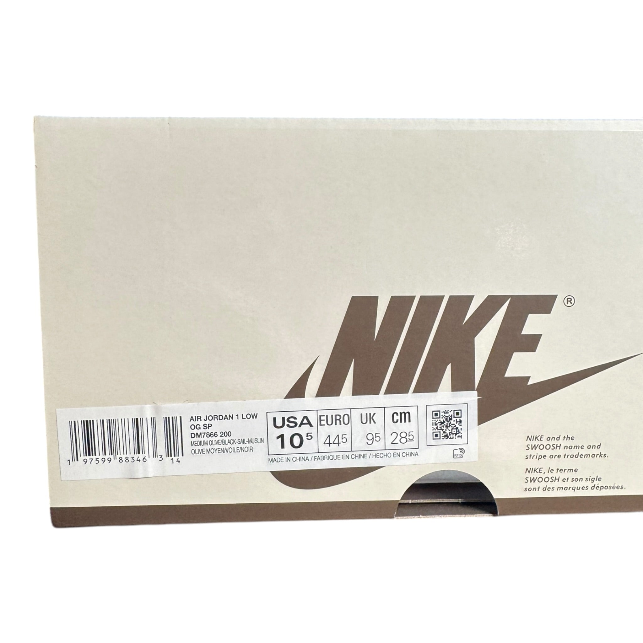 Jordan One Low Travis Scott Medium Olive (44.5EU)