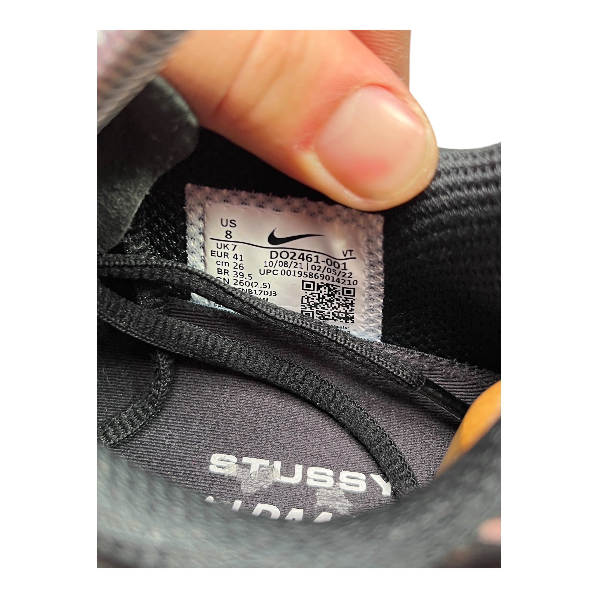 Nike Air Max 2013 Stussy Black (41EU)