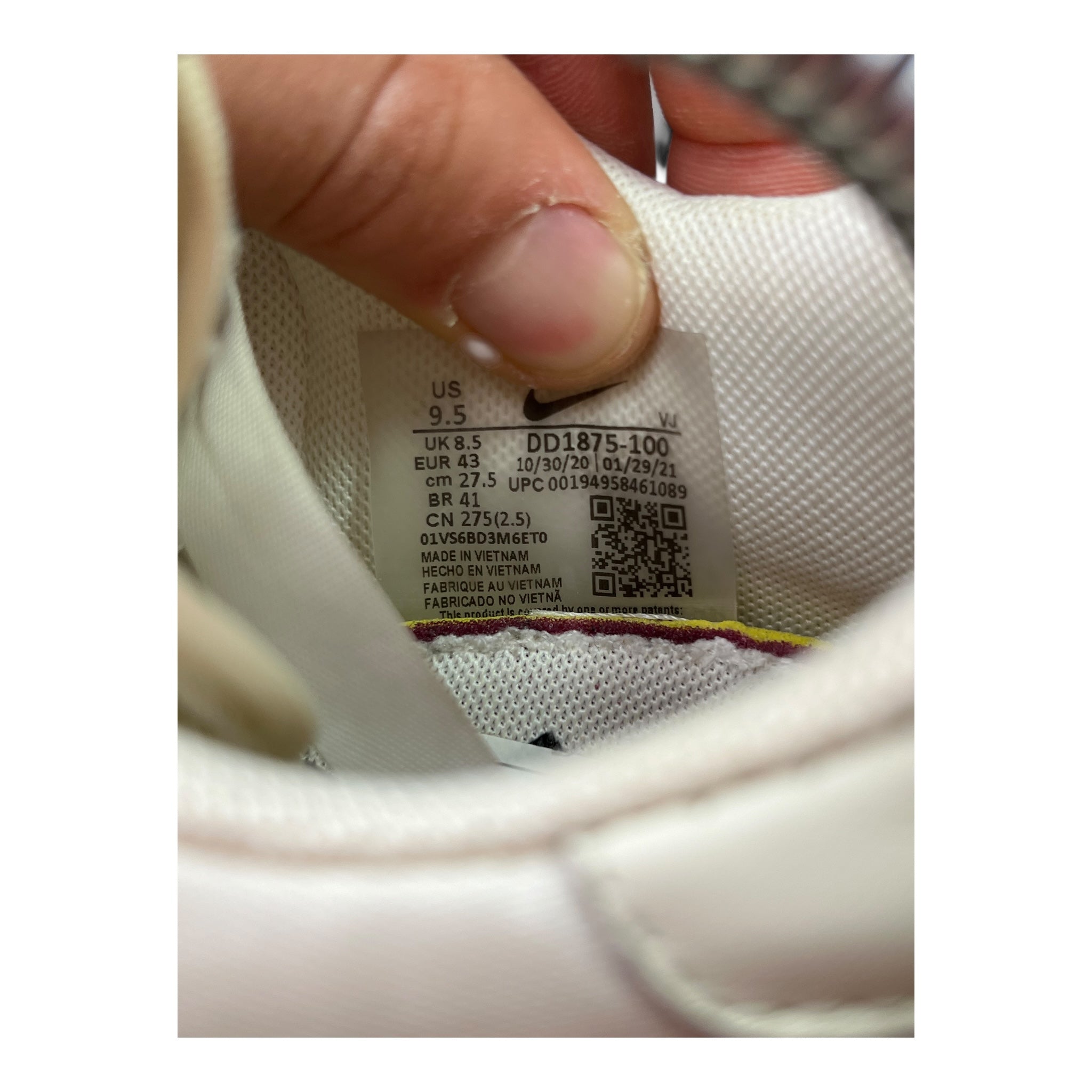 Nike Vaporwaffle Sacai Sail Gum (43EU)