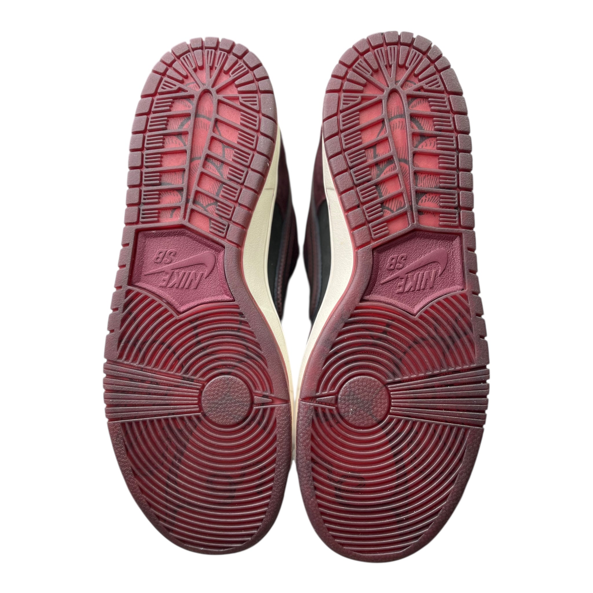 Nike Dunk Low Sb Riot Skateshop Mahagoni Dunkel Rote Beete (45EU)