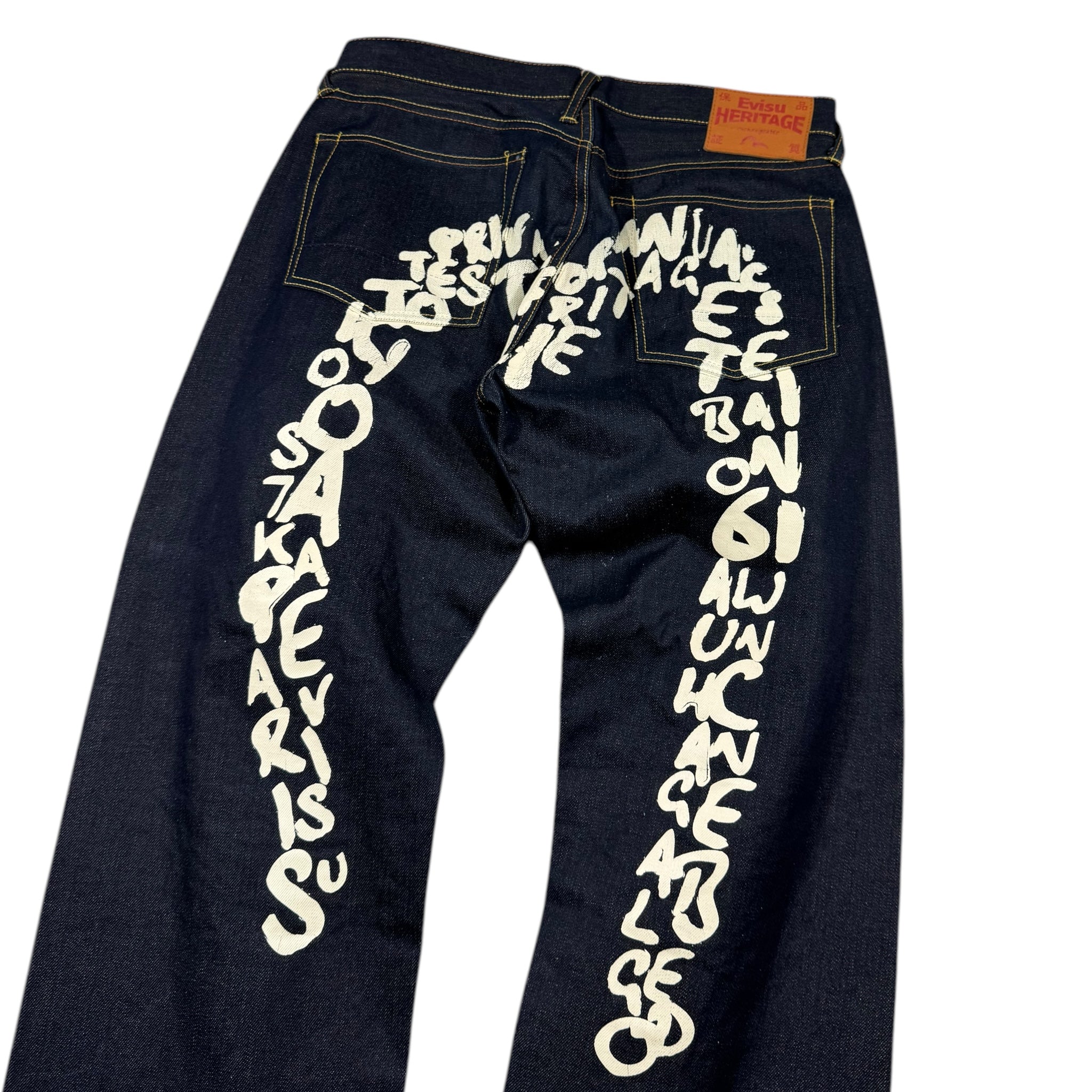 Jean baggy Evisu daicock (L)