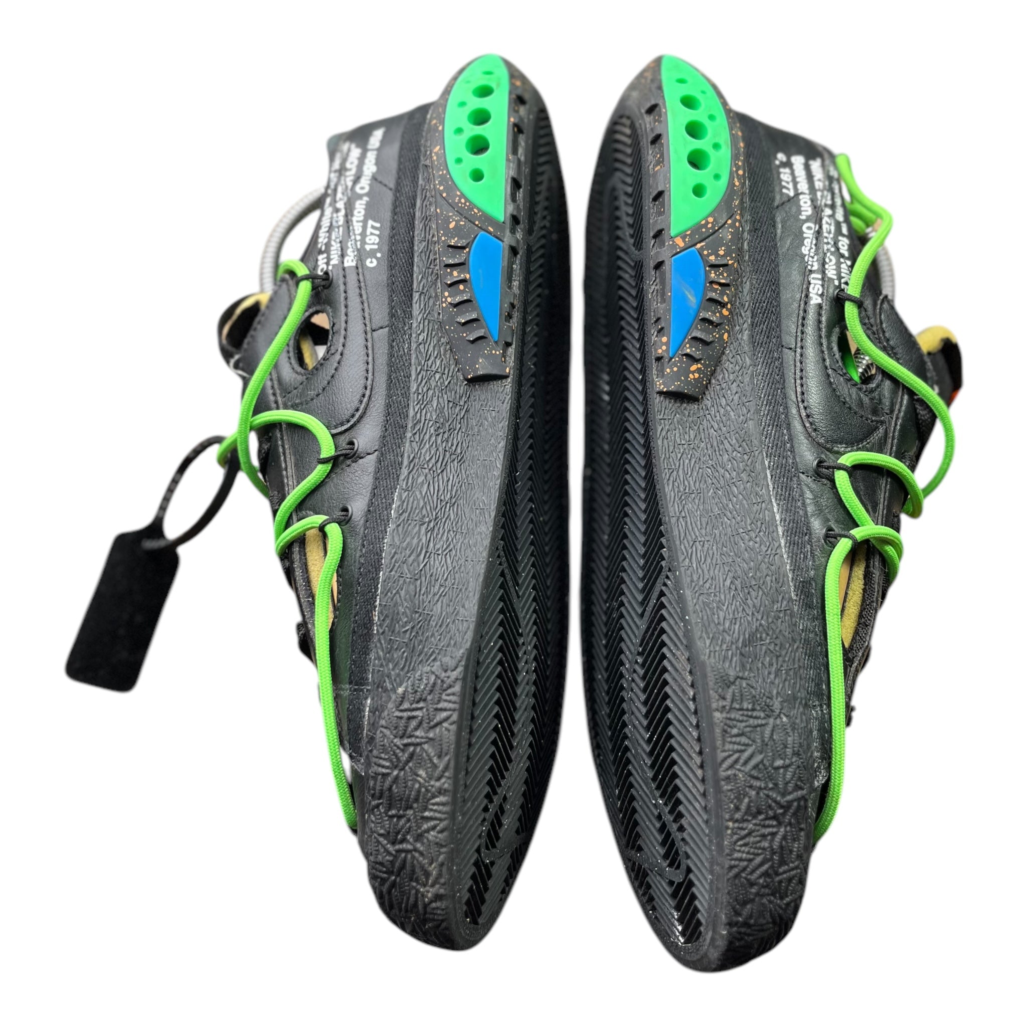 Nike Blazer Low Off-White Black Green (42EU)