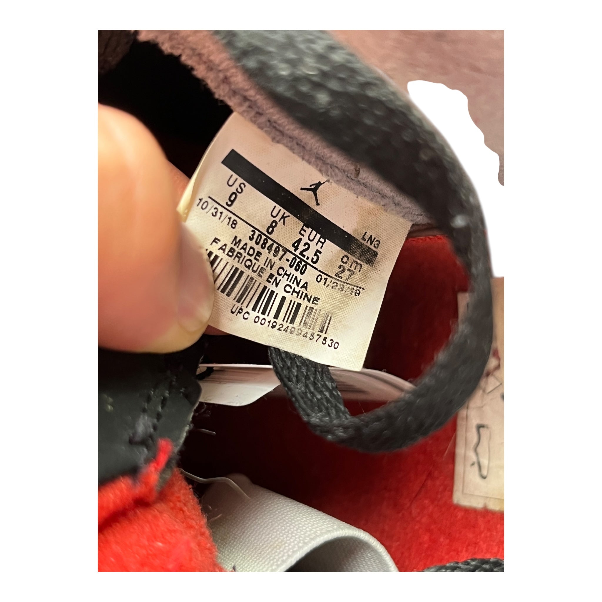 Jordan 4 Retro Bred (42.5EU)