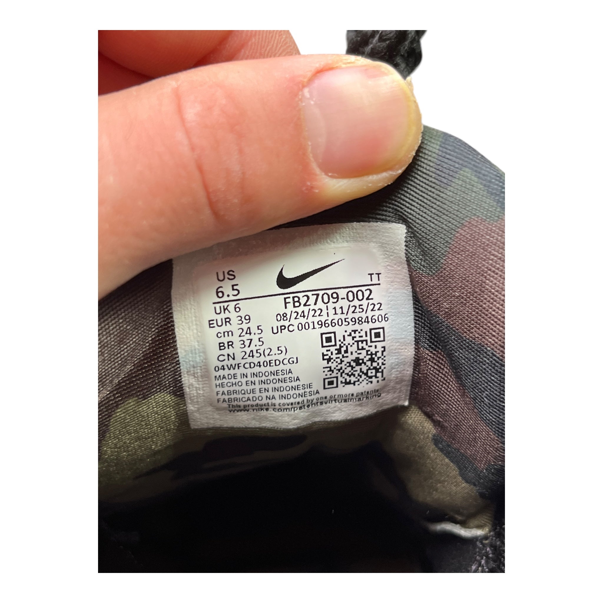 Nike Air Max 95 SP Corteiz Aegean Storm (39EU)