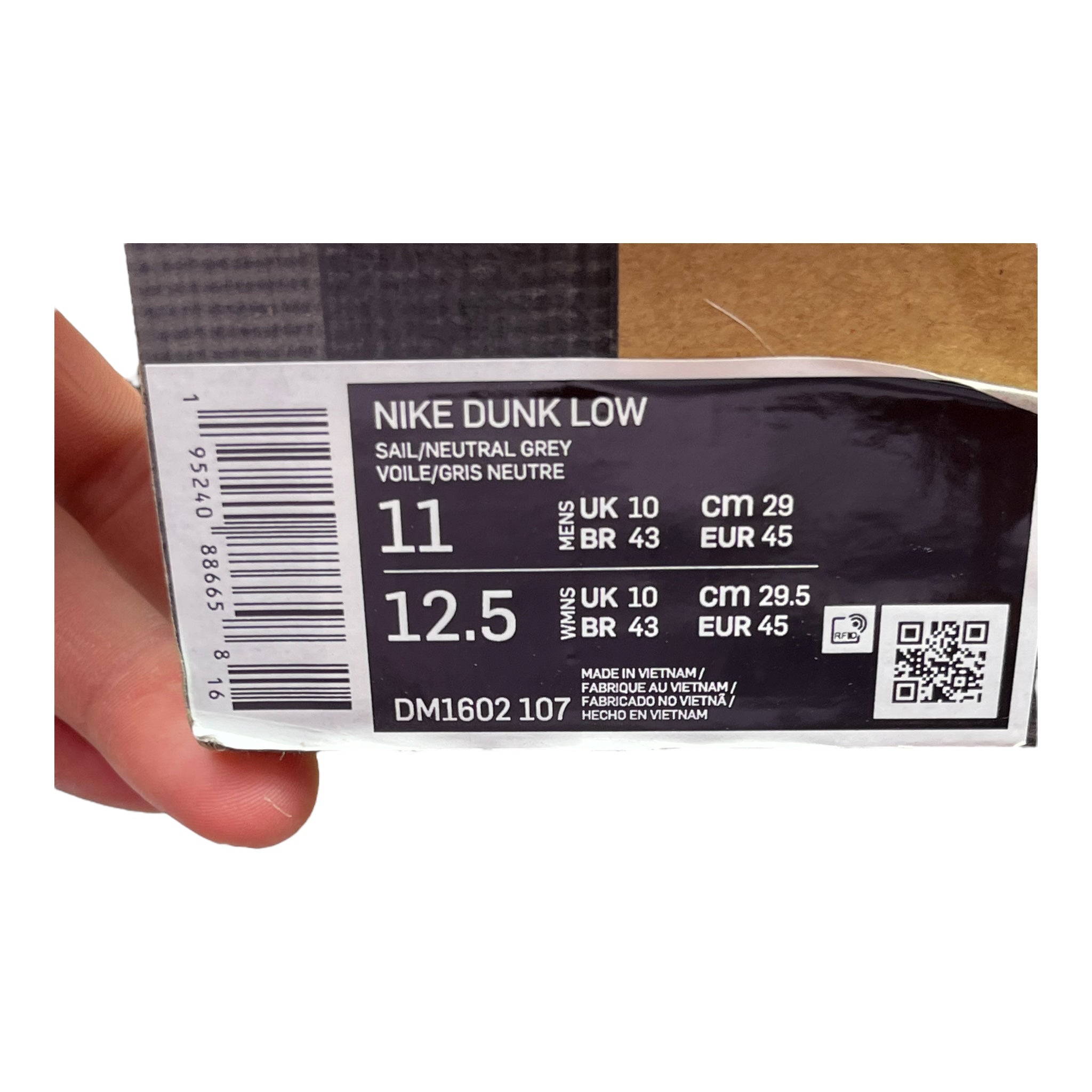 Nike Dunk Low Off-White Lot 48 (45EU)