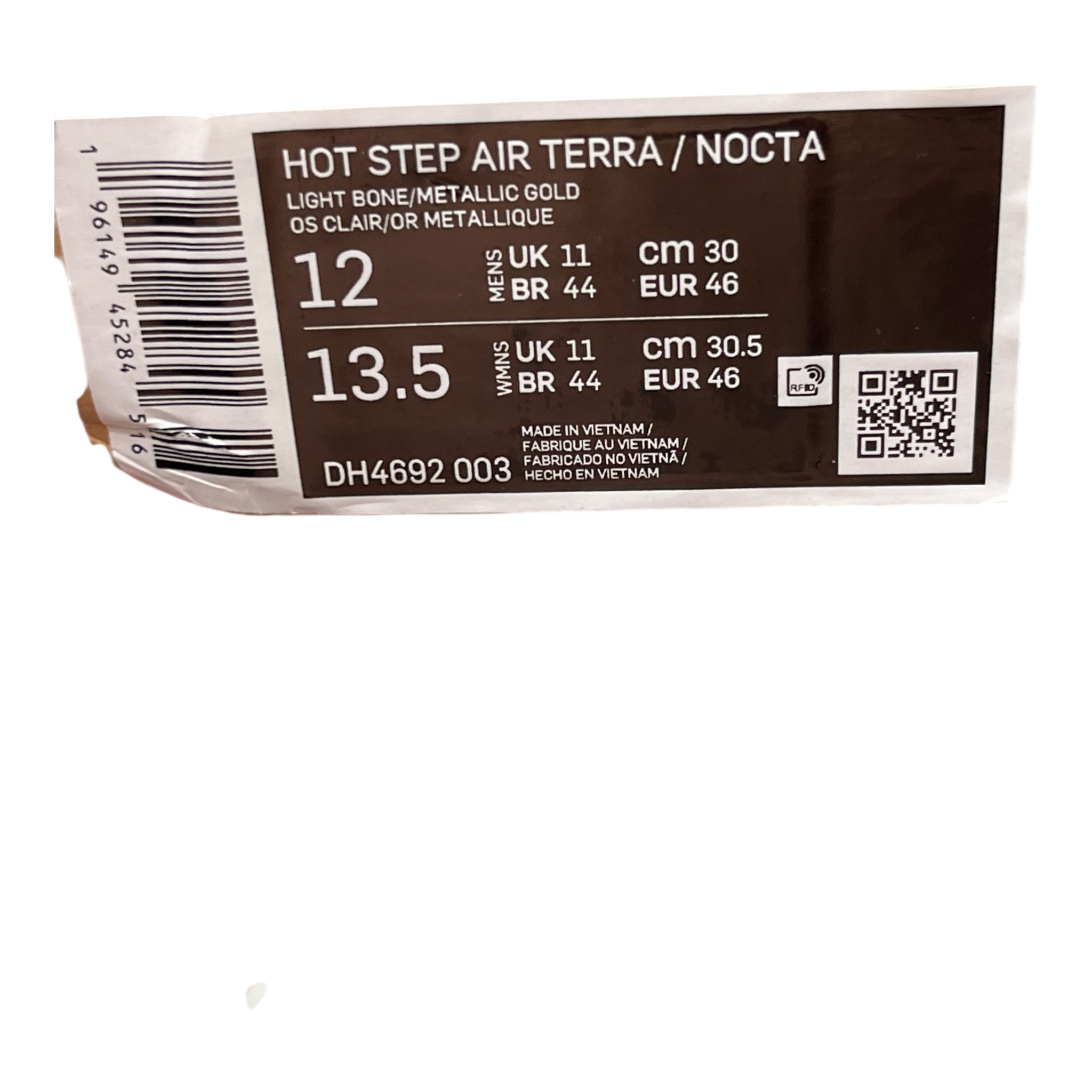 Nike Hot Step Air Terra Drake NOCTA Champagne (46EU)