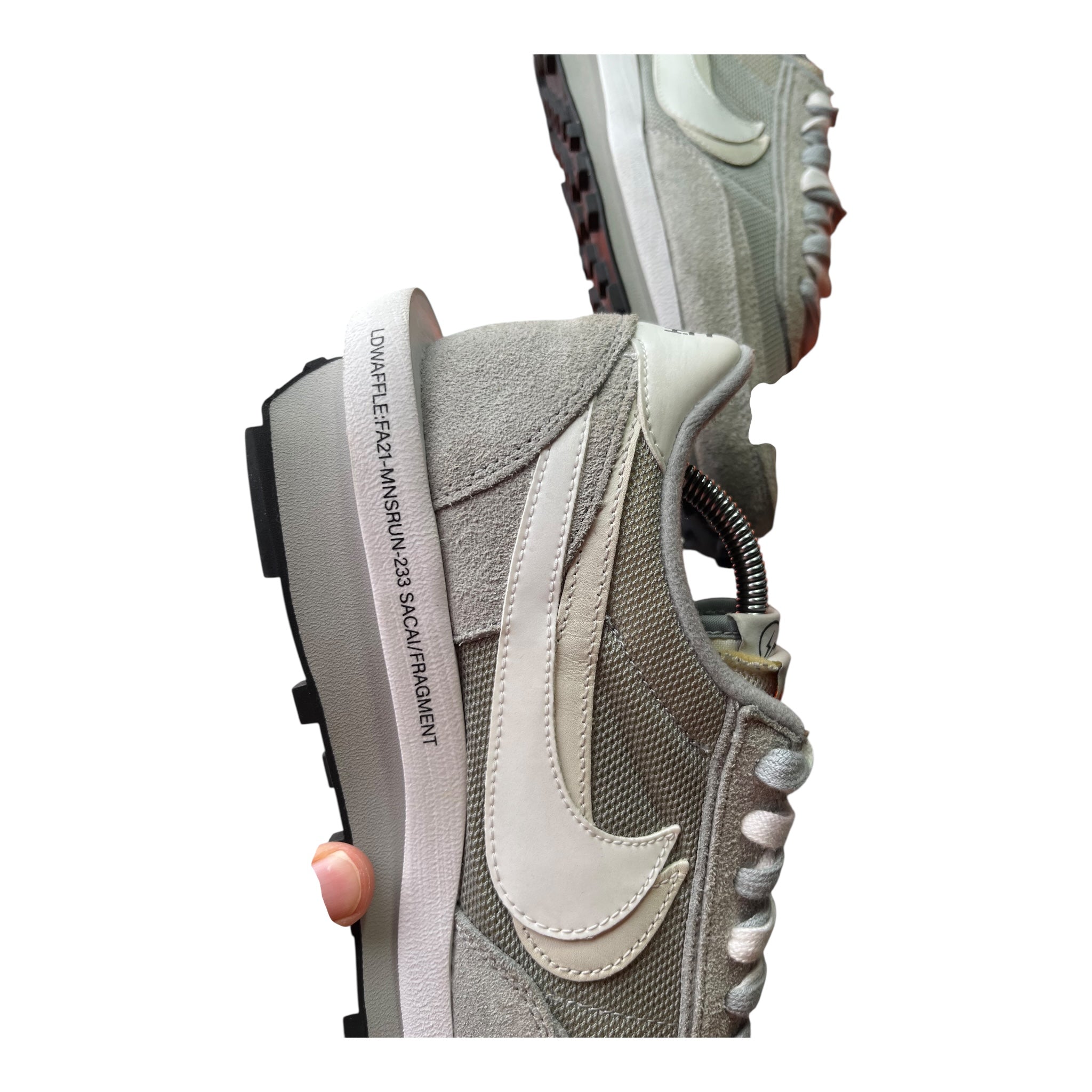 Nike Ld Waffle Sacai Fragment Grey (46EU)