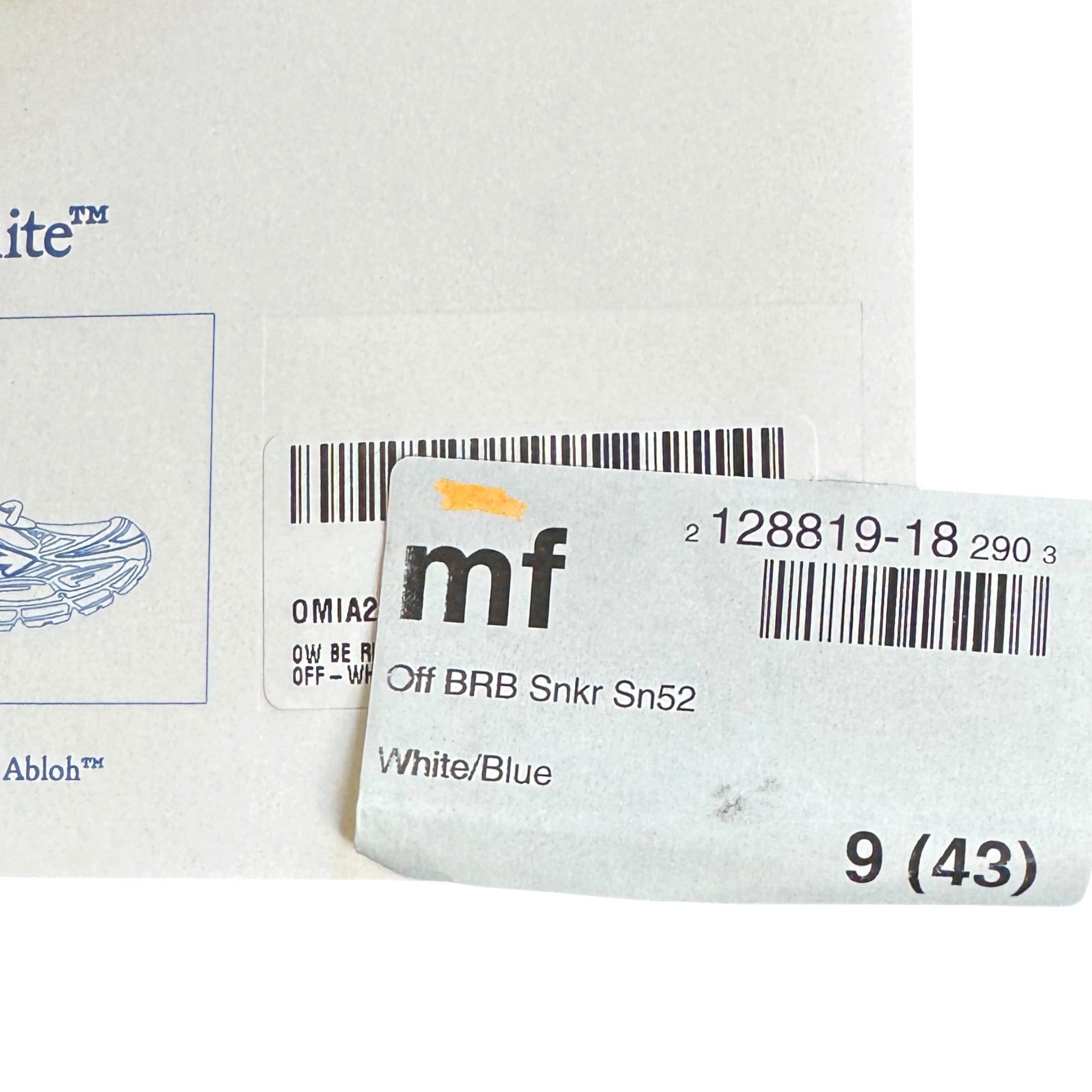Off-White Be Right Back (43EU)