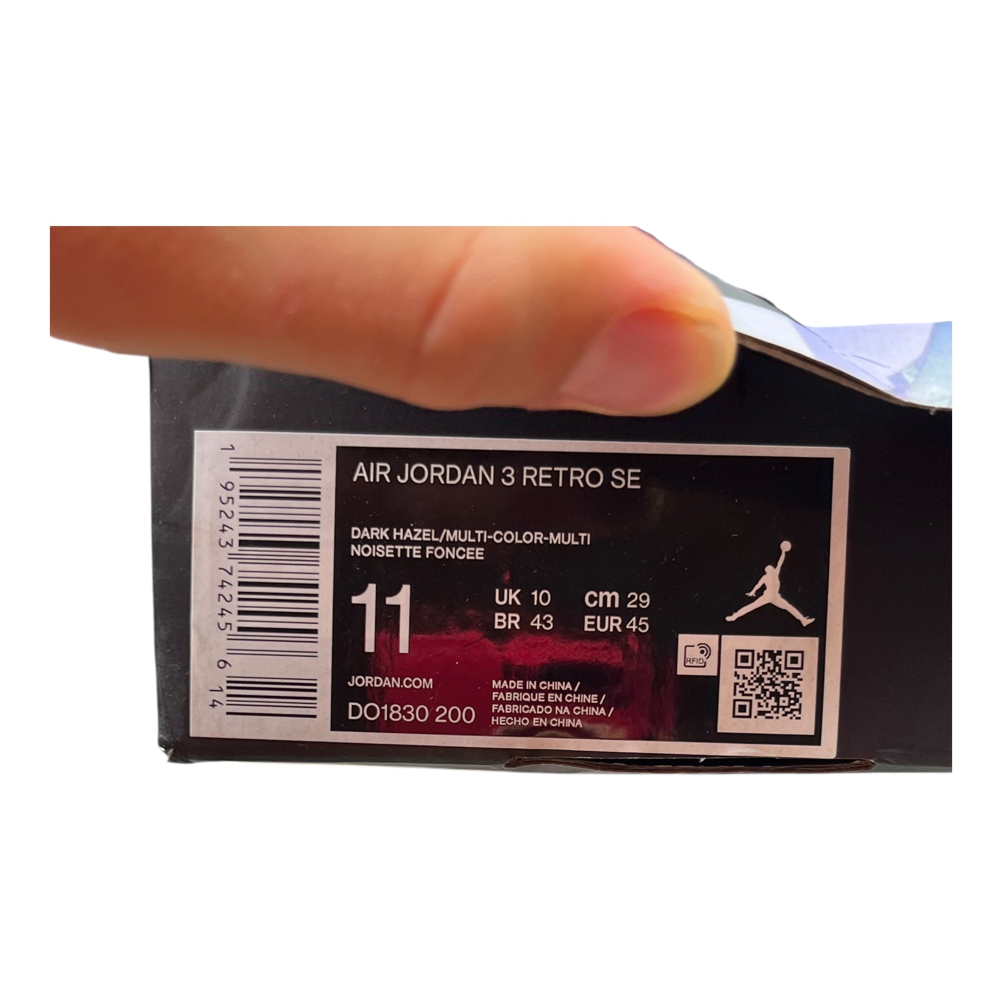Jordan 3 Retro Patchwork Camo (45EU)