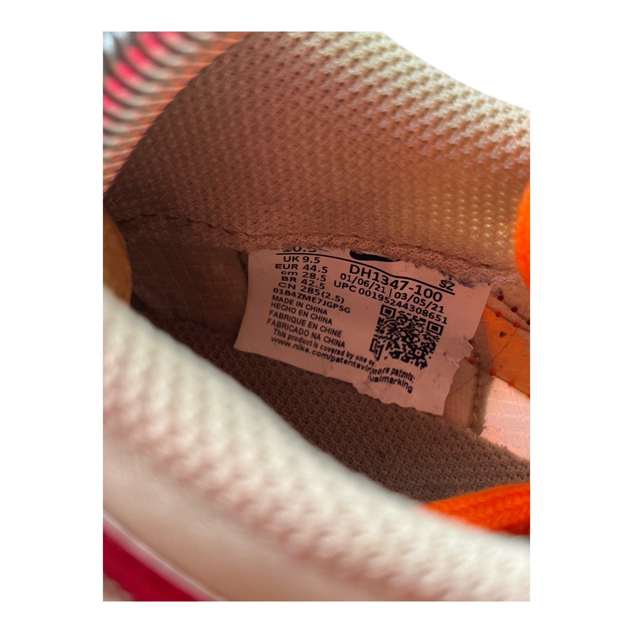 Nike LD Waffle Sacai Clot Net Orange Blaze (44.5EU)
