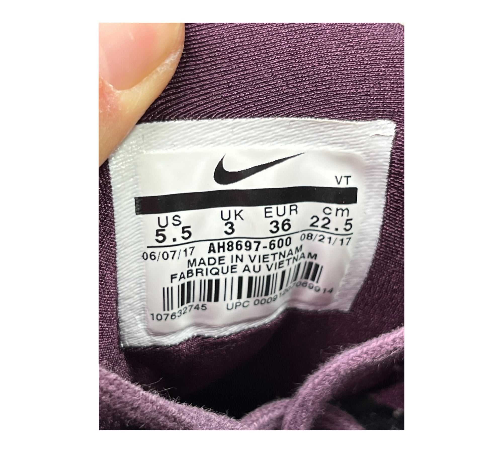 Nike Air Max 95 Rose Port Wine (36EU)