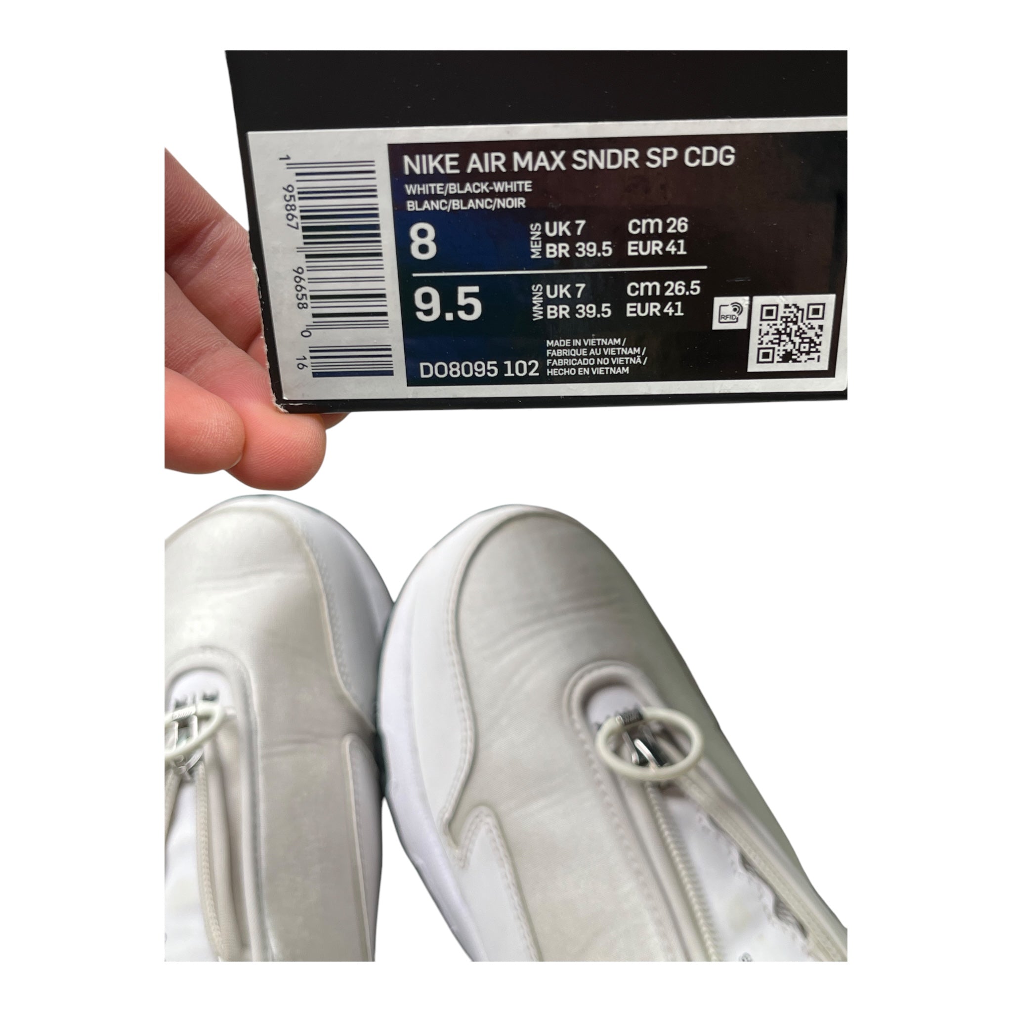 Nike Air Max Sunder SP Comme des Garçons White (41EU)