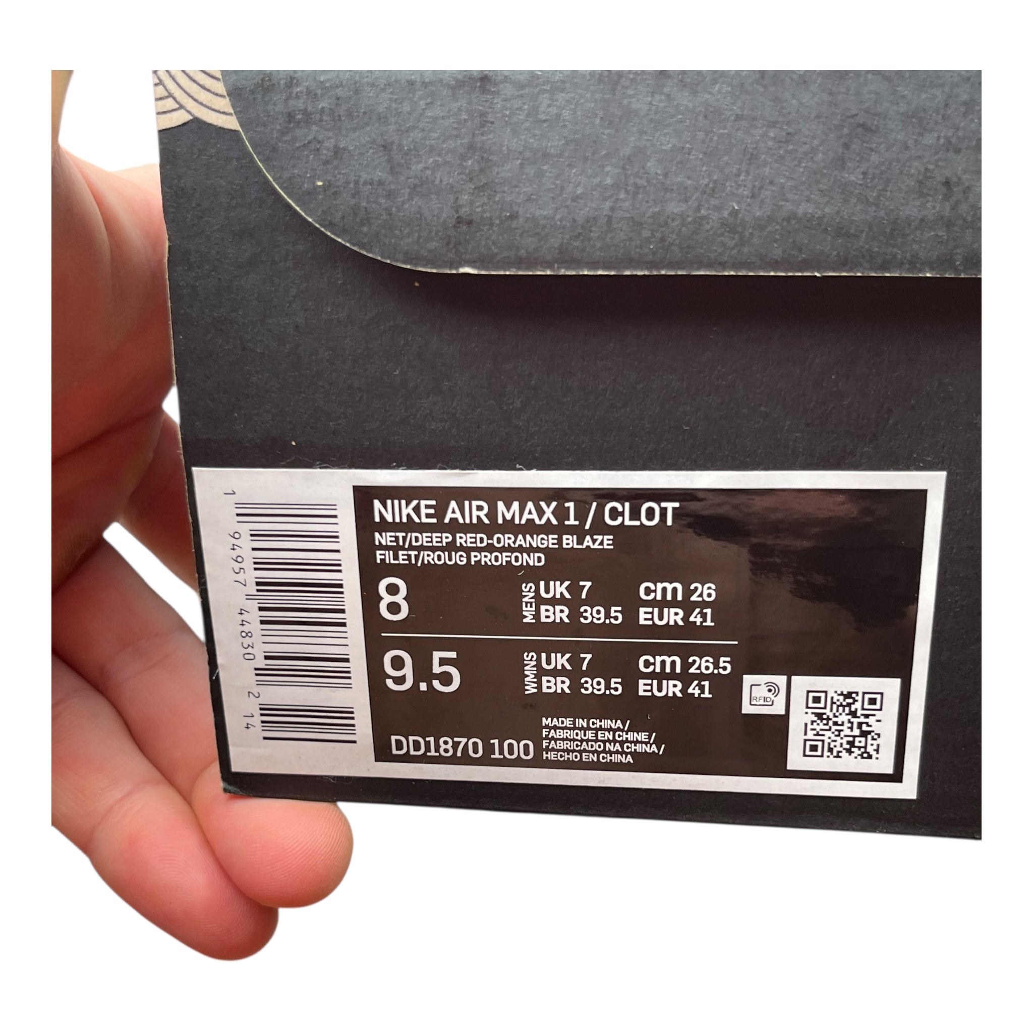 Nike Air Max 1 Clot Kith Of The Death (41EU)