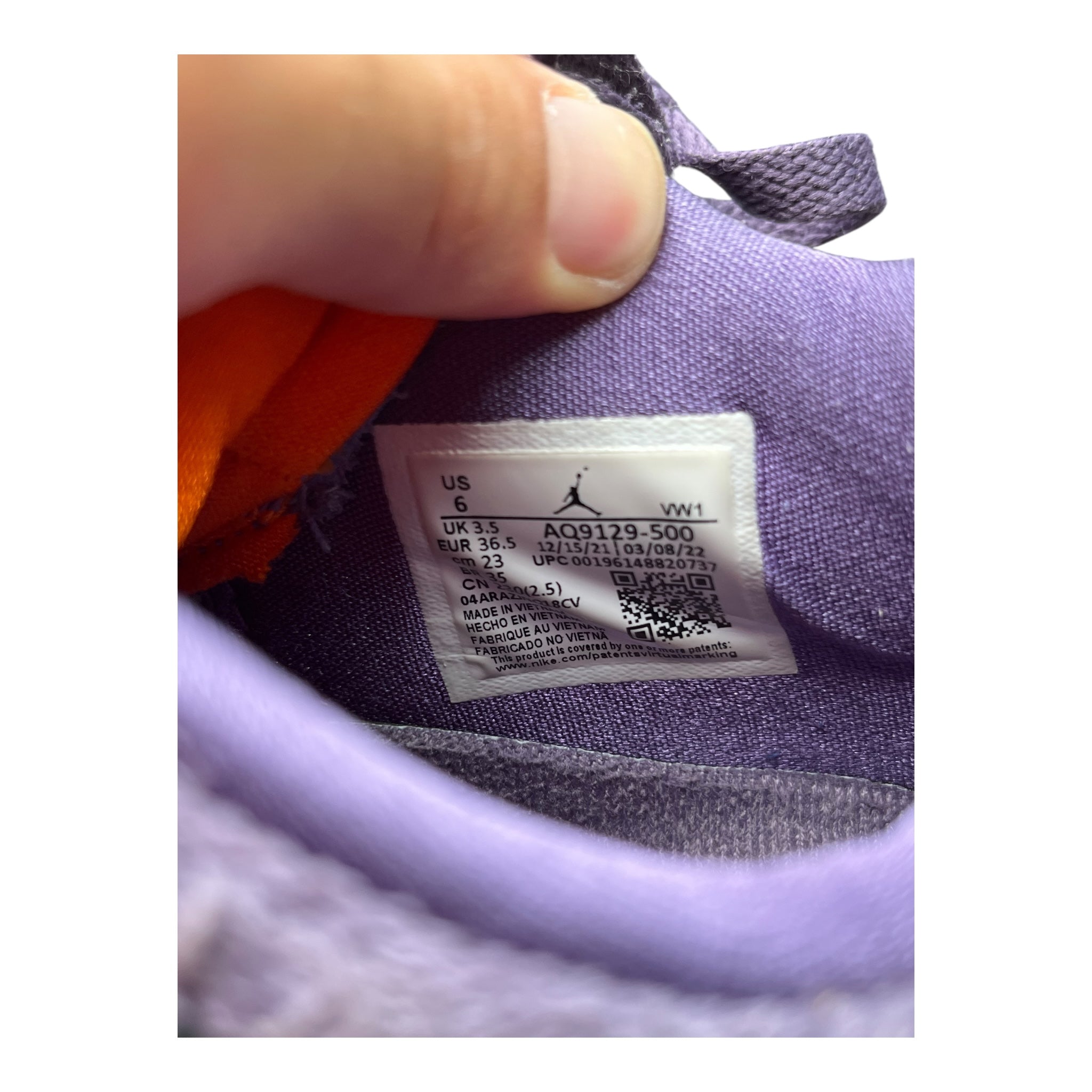 Jordan 4 Retro Canyon Purple (36.5EU)