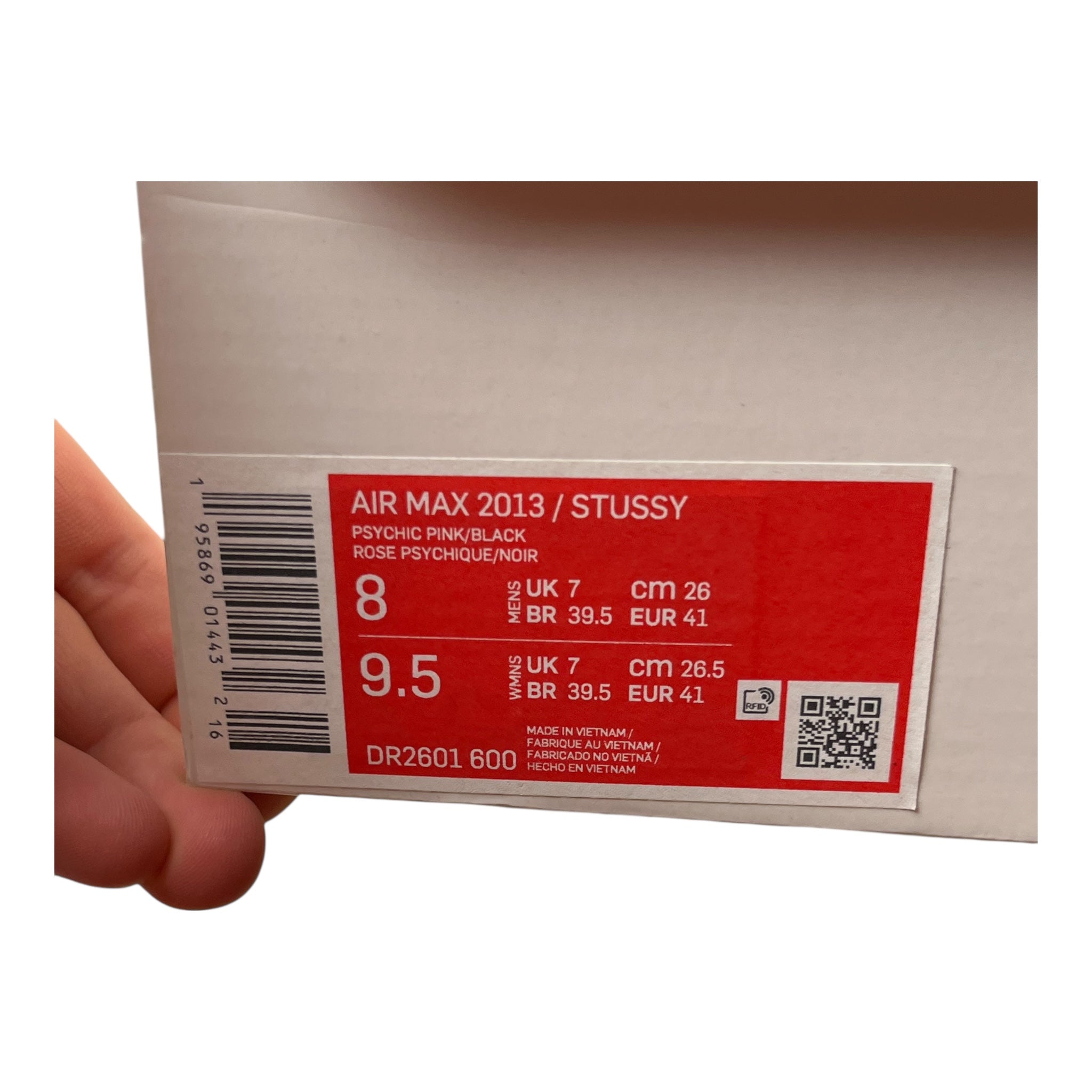 Nike Air Max 2013 Stussy Pink (41EU)