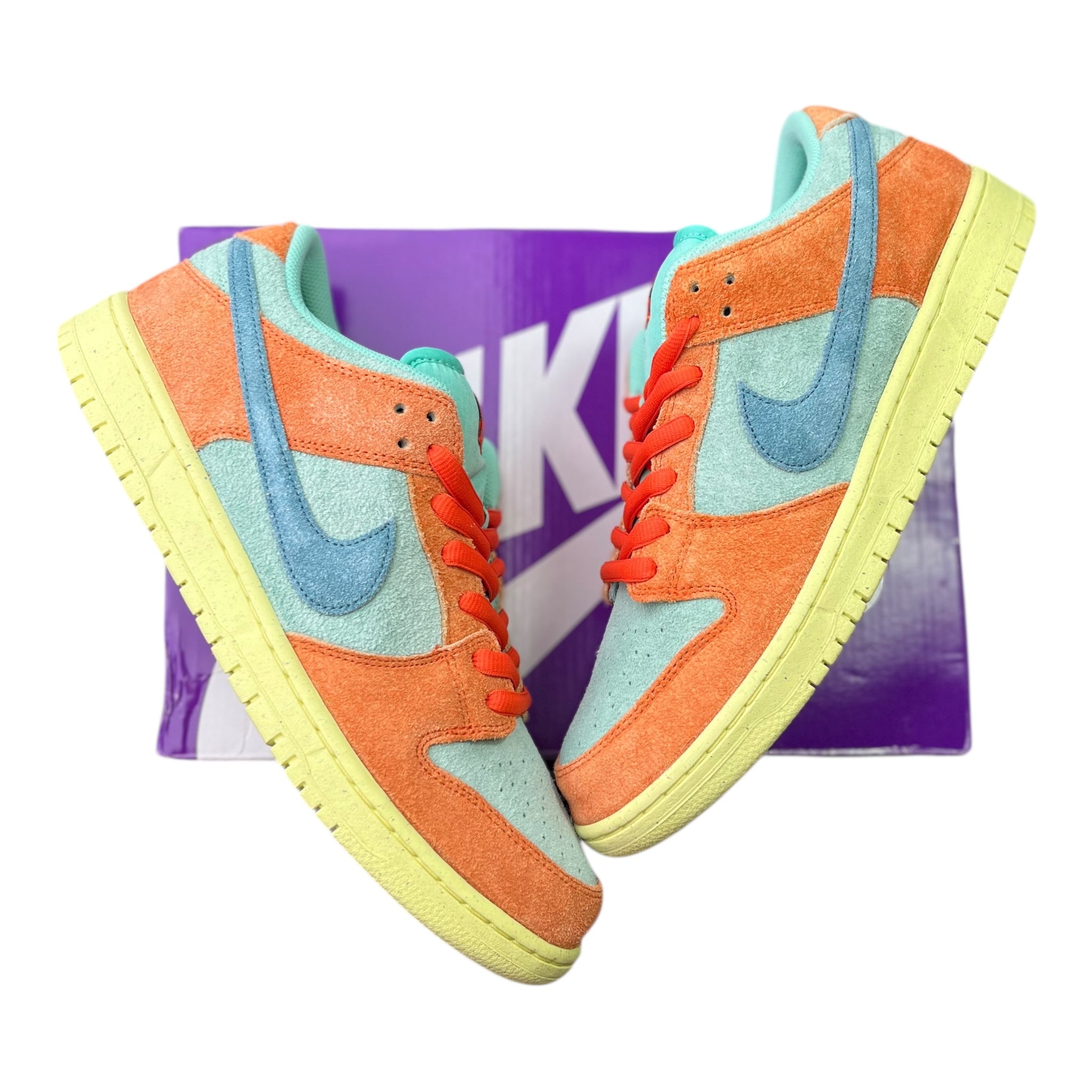 Nike Dunk Low SB Orange Emerald Rise (45.5EU)