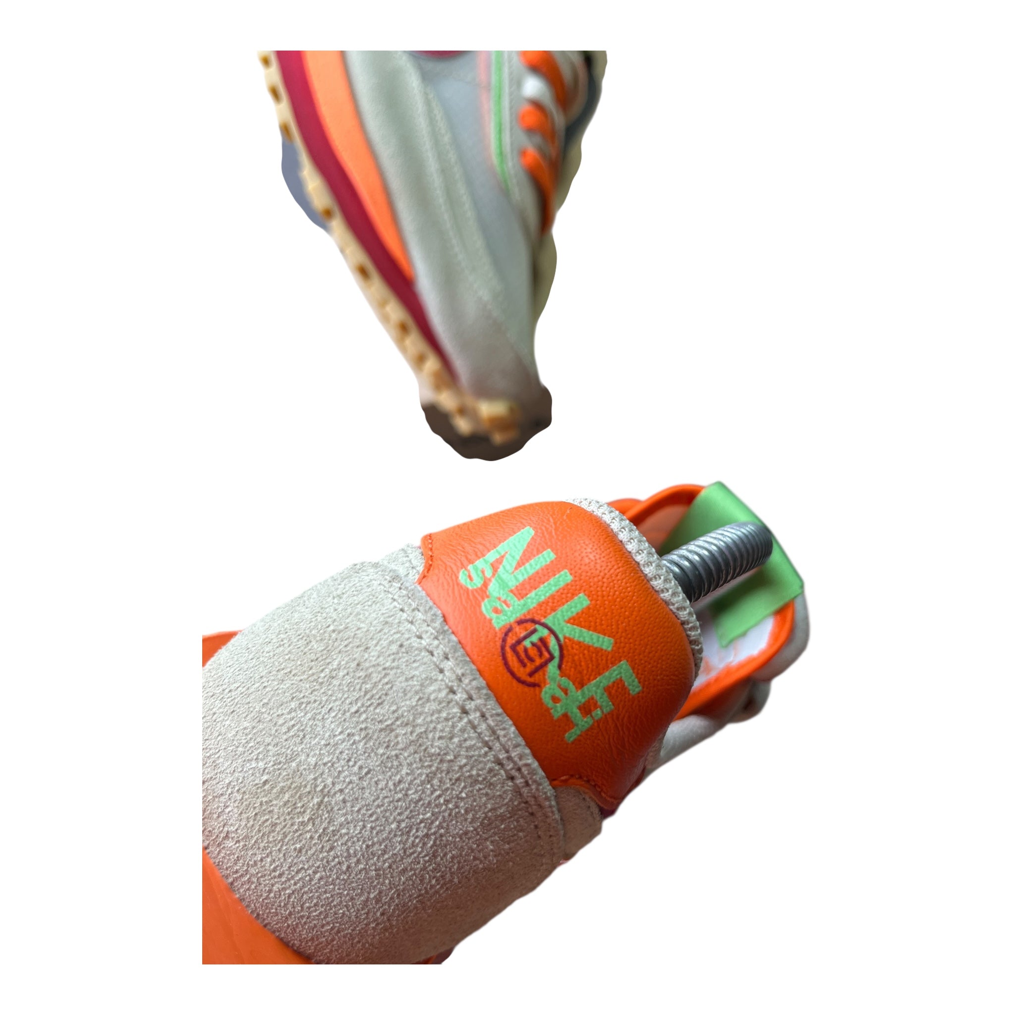 Nike LD Waffle Sacai Clot Net Orange Blaze (40EU)