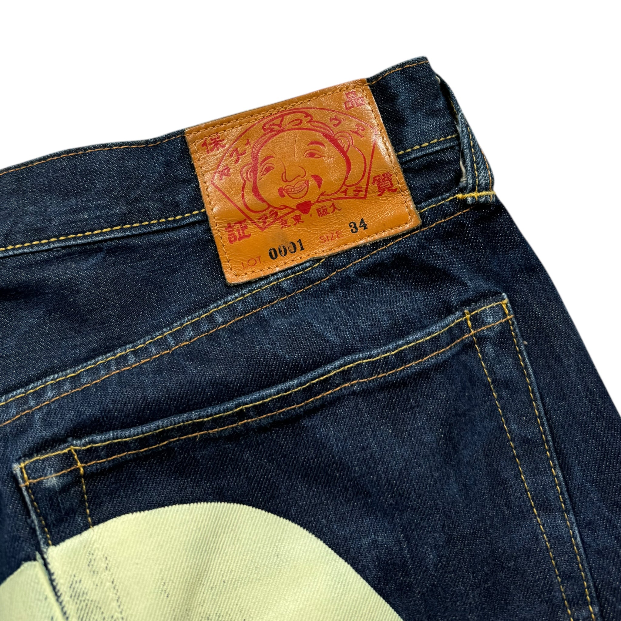 Jean baggy Evisu Daicock (L)