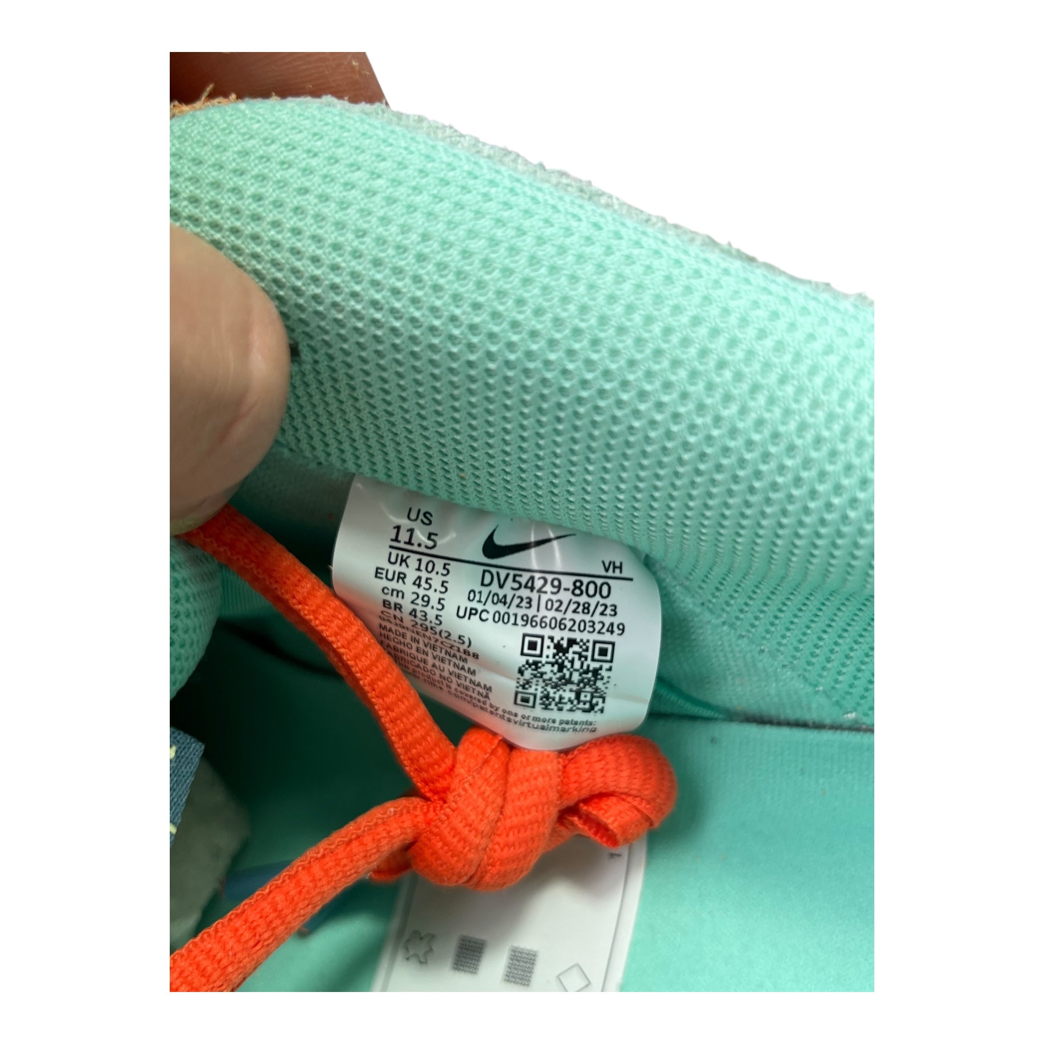 Nike Dunk Low SB Orange Emerald Rise (45.5EU)