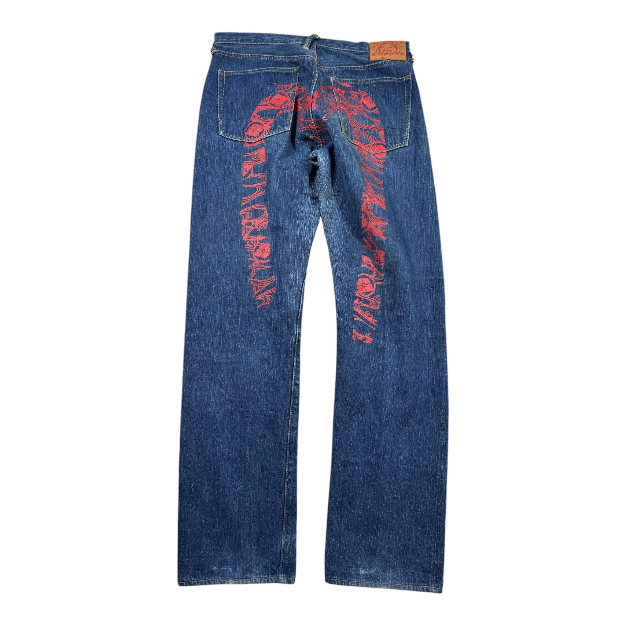 Jean baggy Evisu daicock (L)