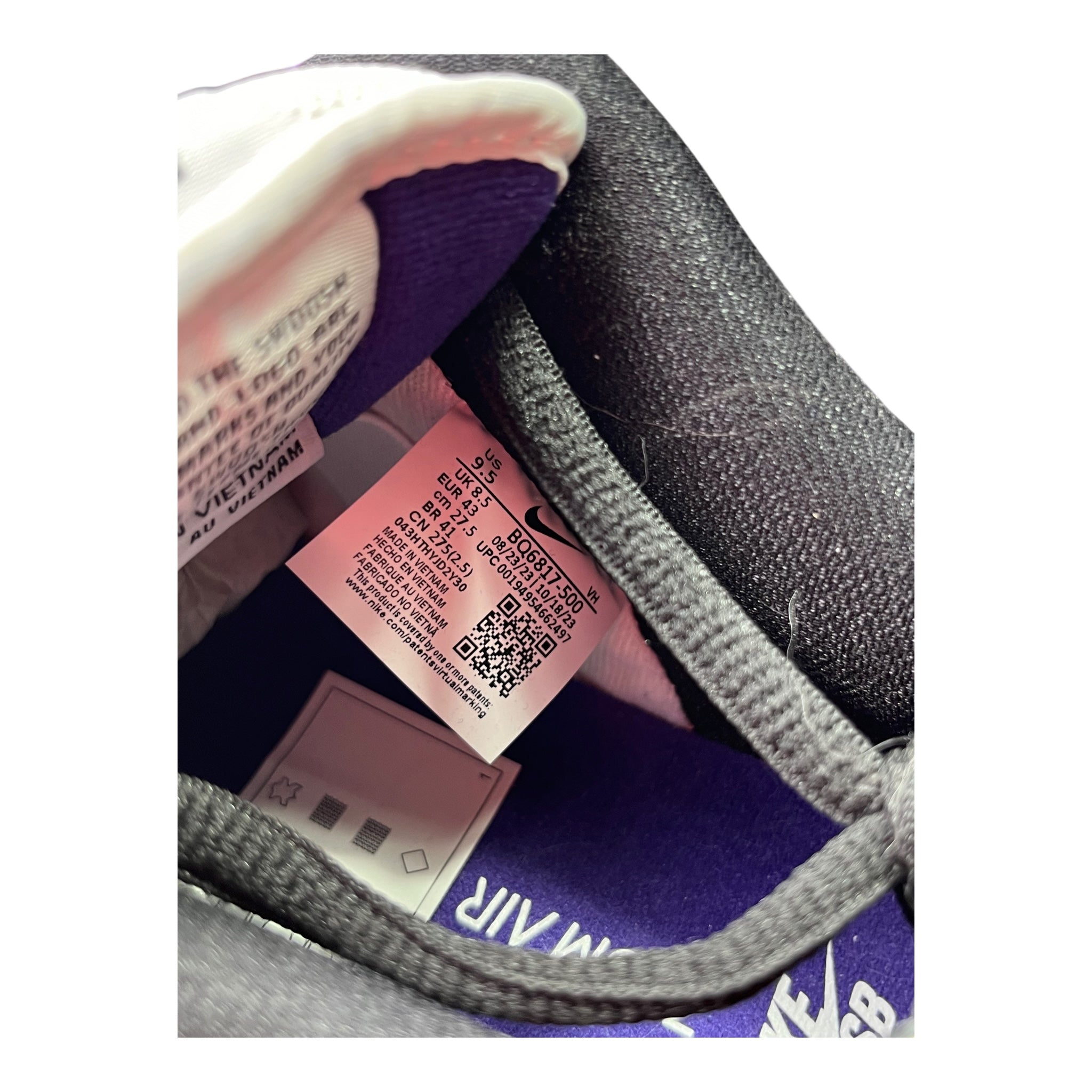 Nike Dunk Low SB Court Purple (43EU)
