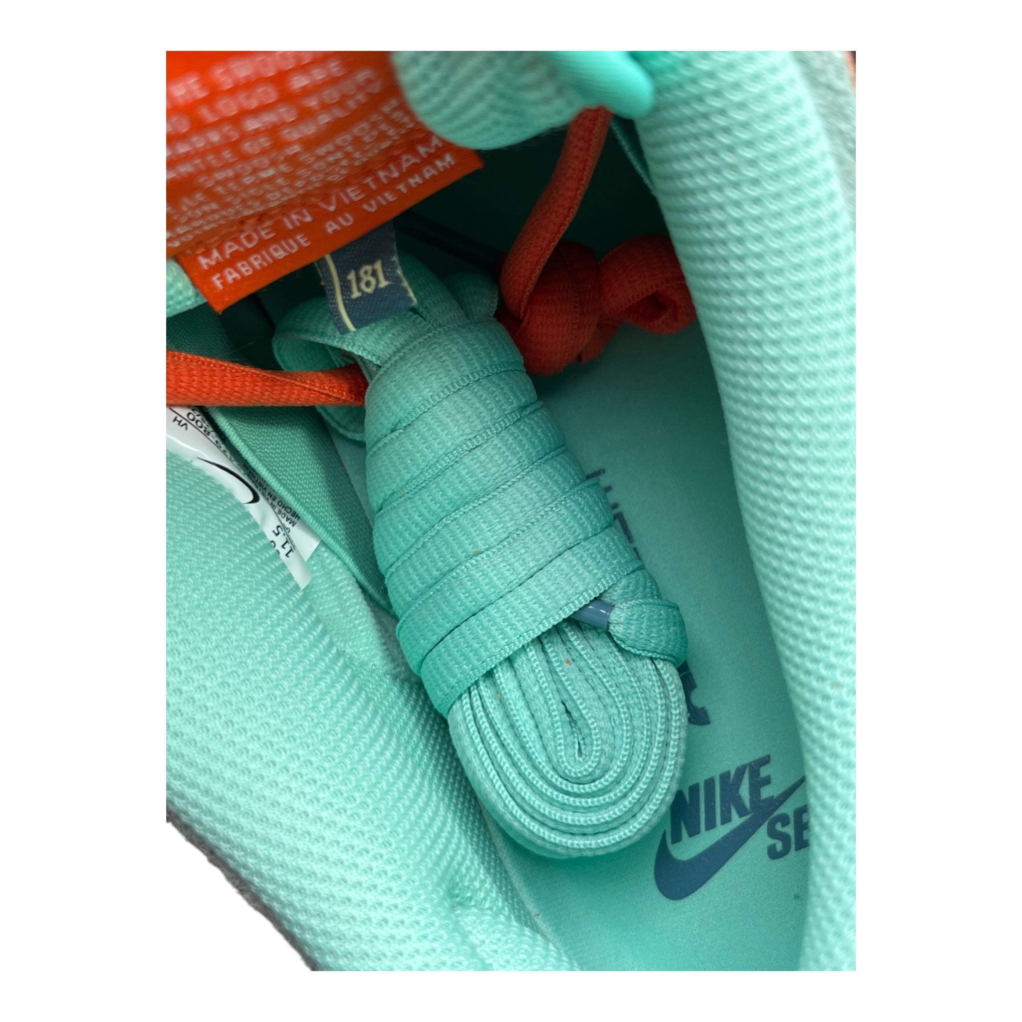 Nike Dunk Low SB Orange Emerald Rise (45.5EU)