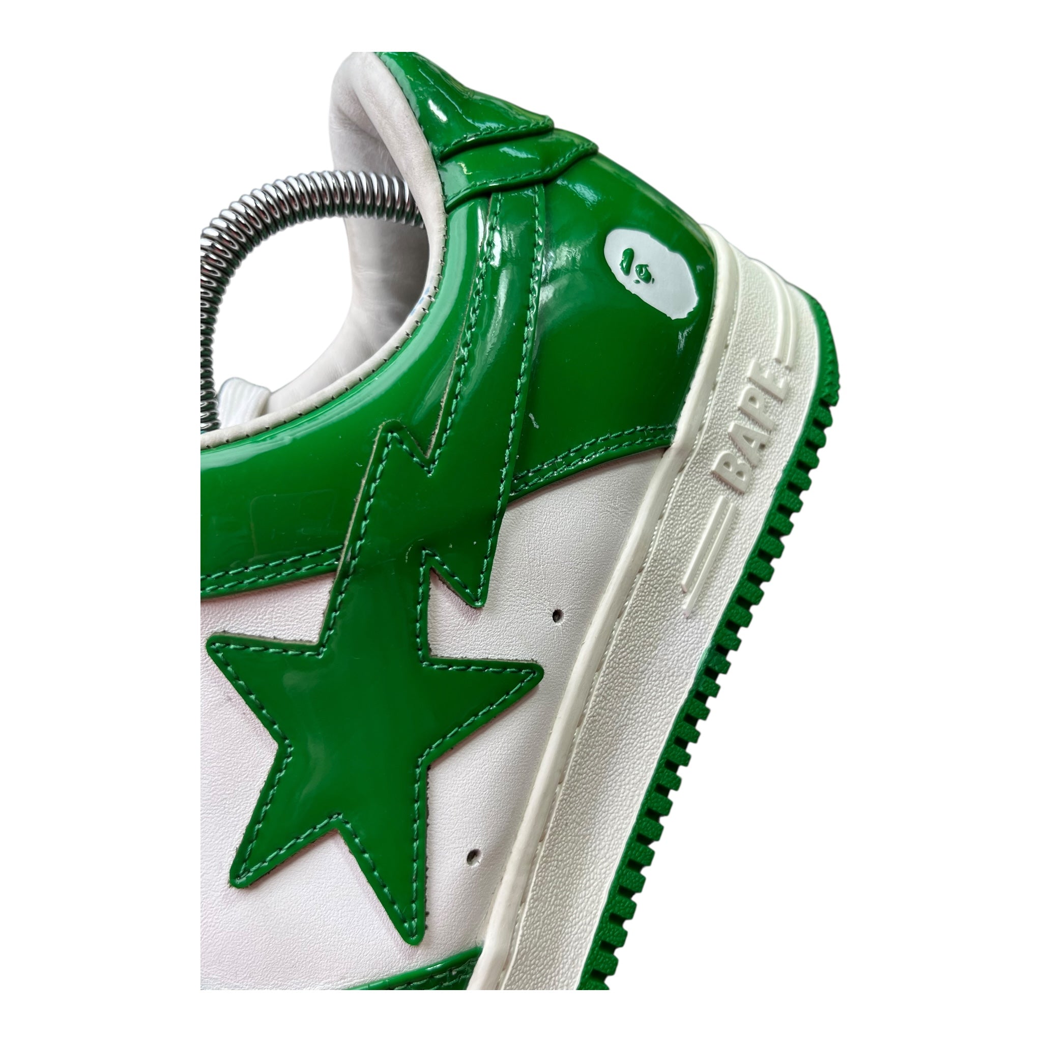 A Bathing Ape Bape Sta White Green (43EU)