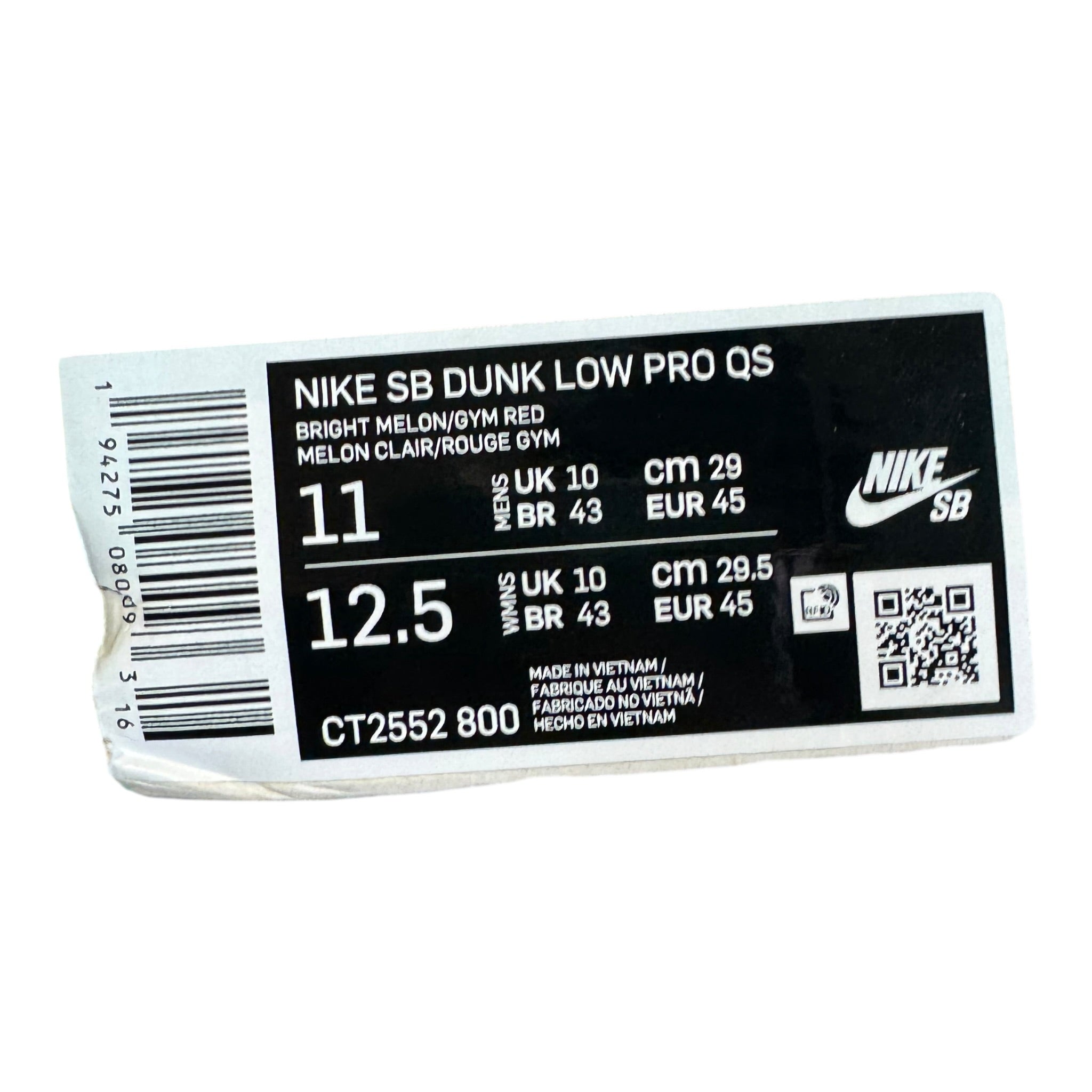 Dunk SB Low Strange Love (45EU)