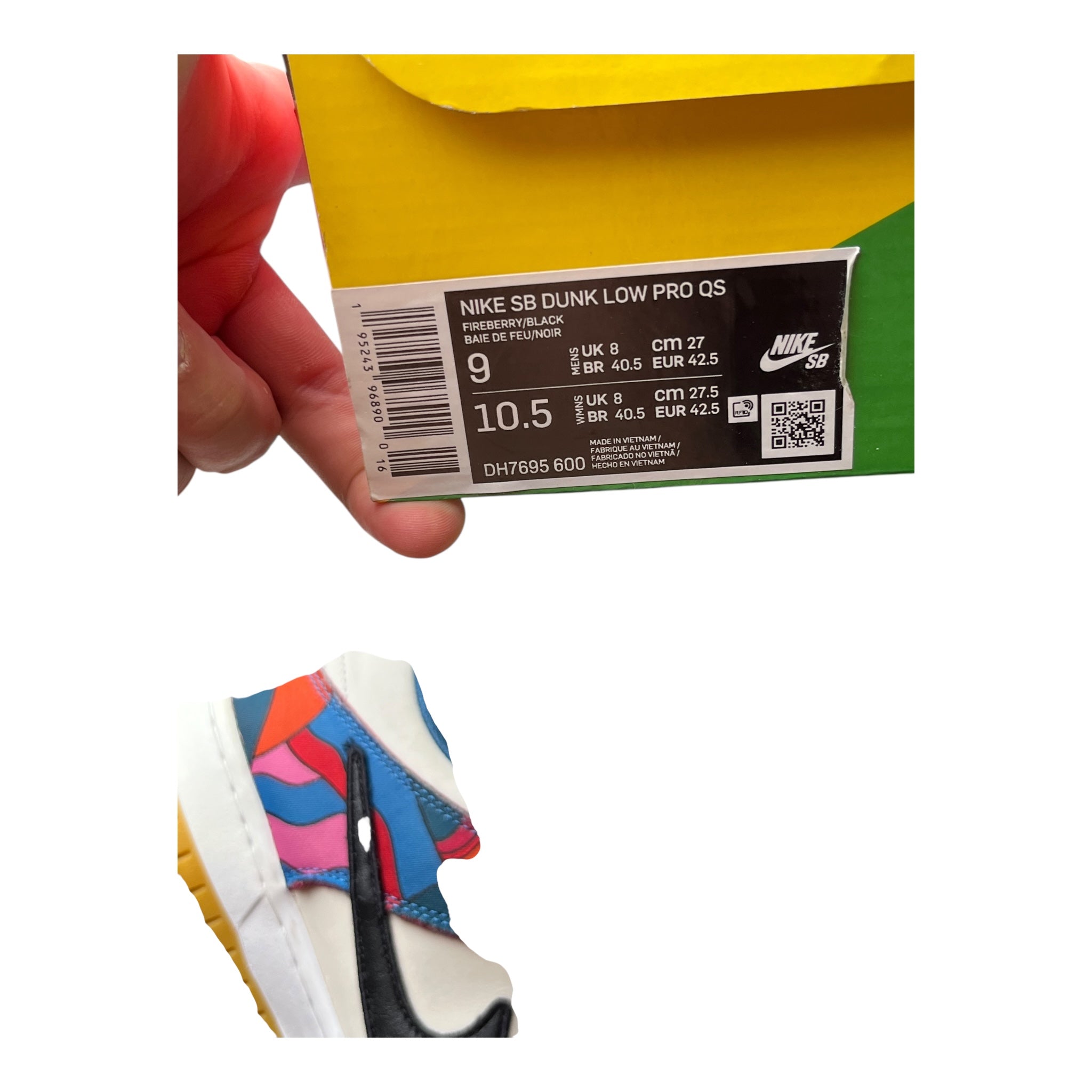 Nike SB Dunk Low Parra Abstact Art (42.5EU)