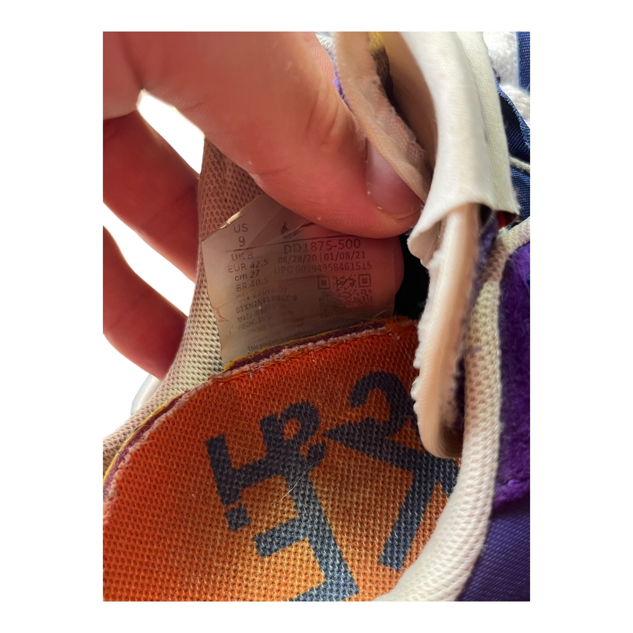 Nike Vaporwaffle Sacai Dark Iris (42.5EU)