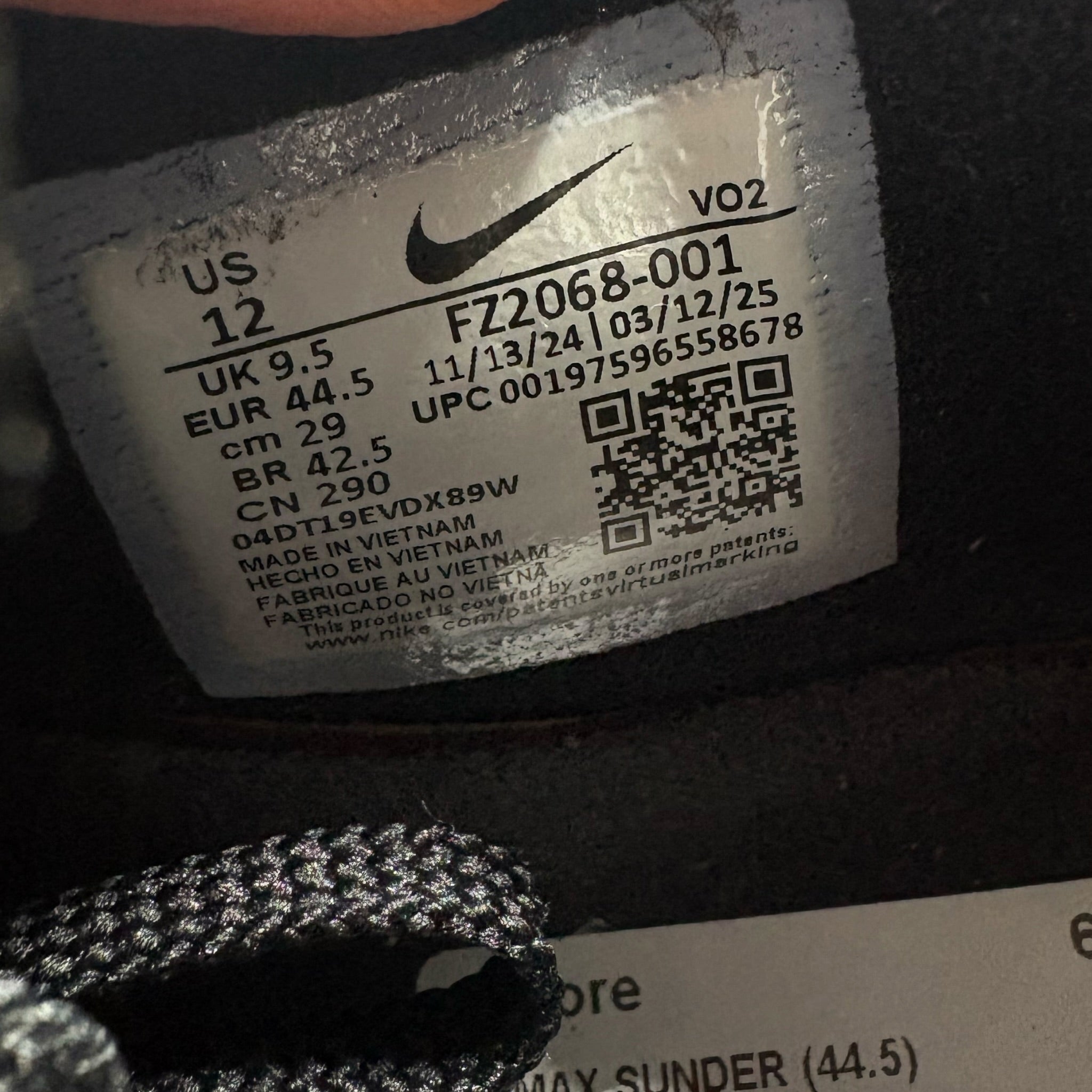 Air Max Sunder (44.5EU)
