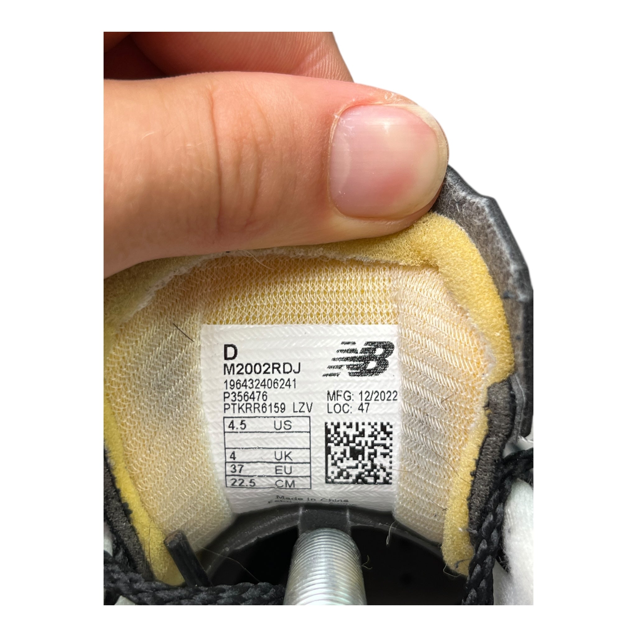New Balance 2002R Protection Pack Black Grey (37EU)