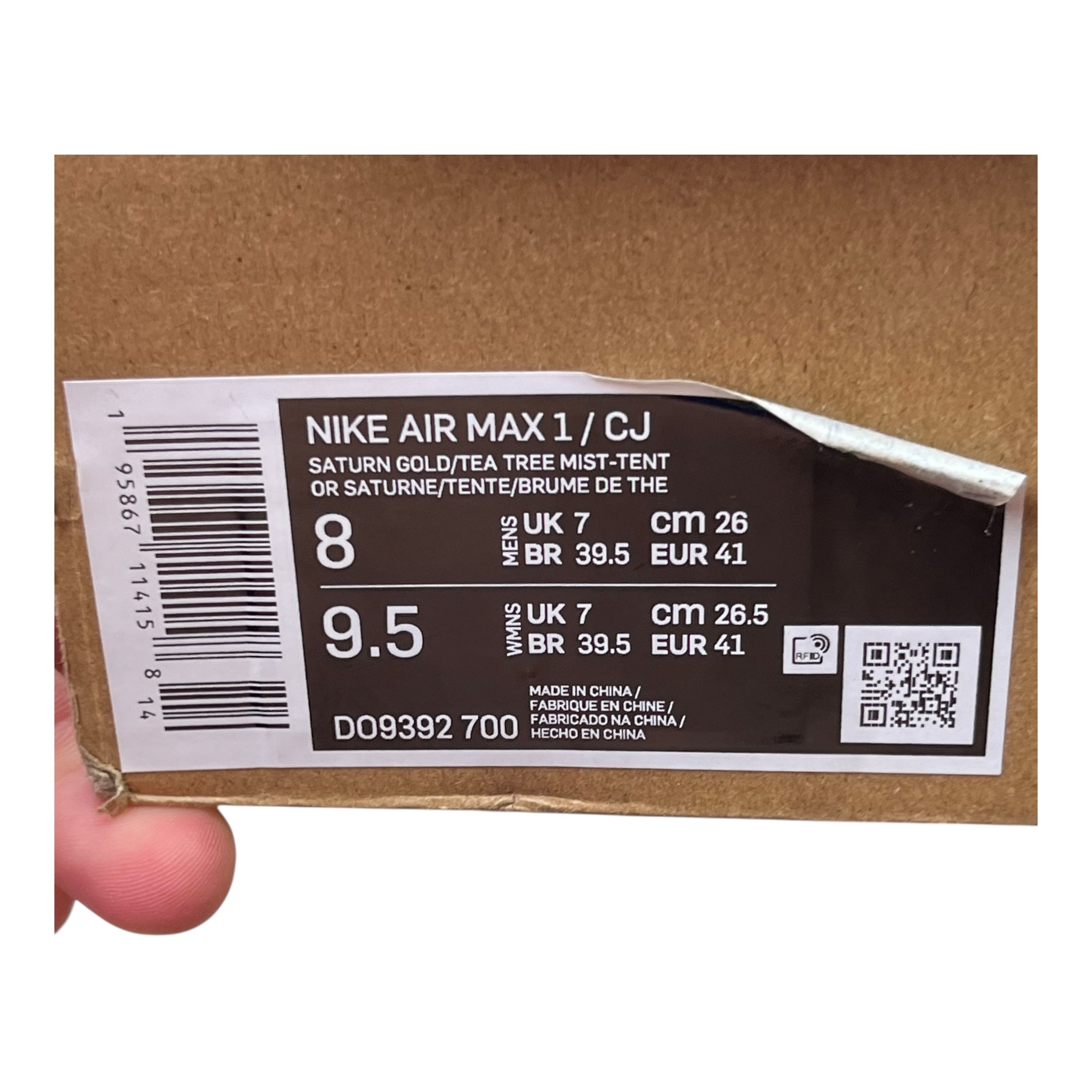 Nike Air Max 1 Travis Scott Cactus Jack Saturn Gold (41EU)