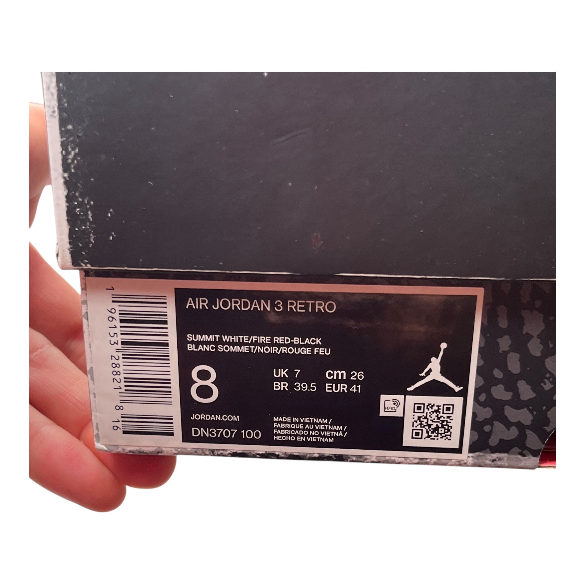 Jordan 3 Retro White Cement Reimagined (41EU)