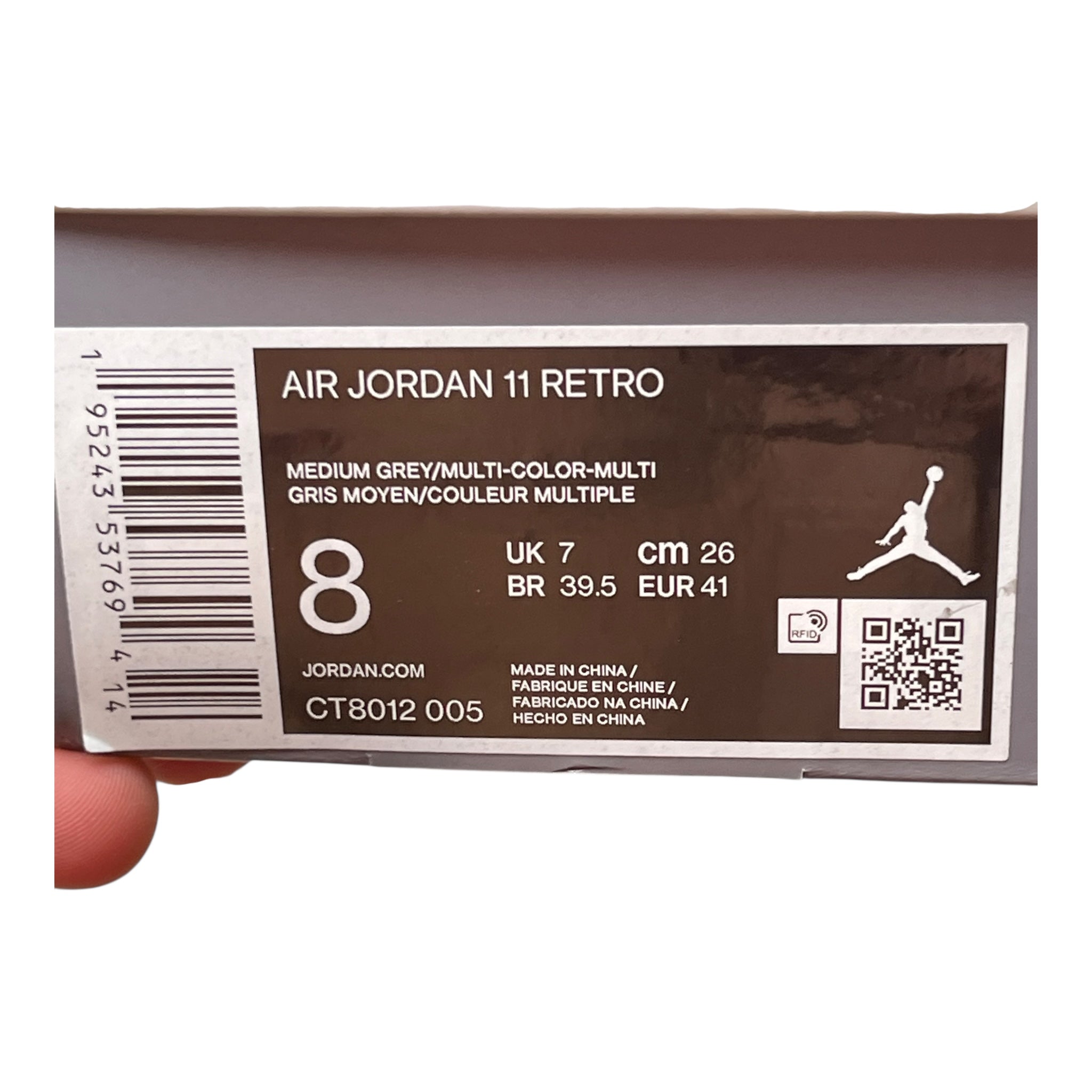 Jordan 11 Retro High Cool Grey (41EU)