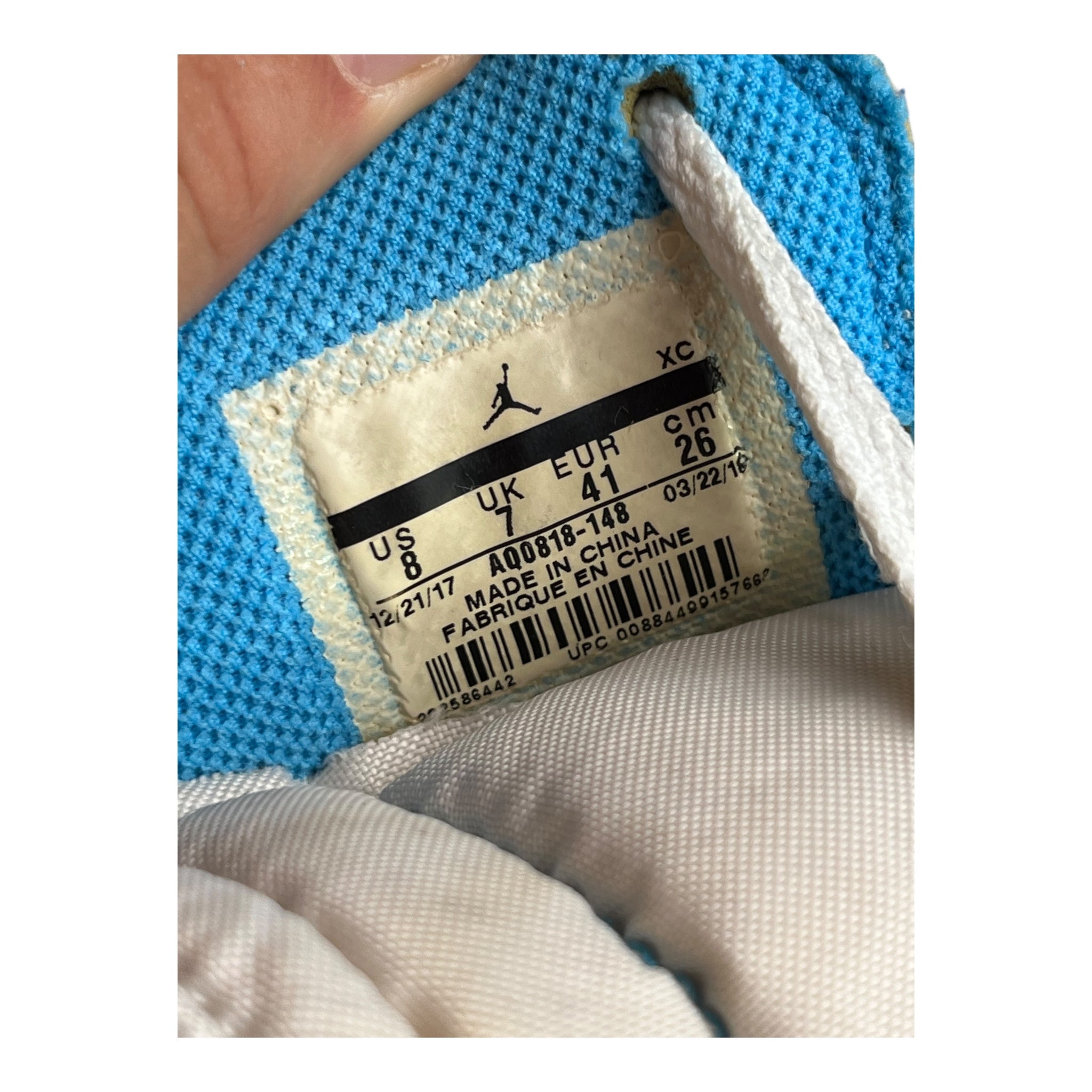 Jordan 1 Retro High Off-White UNC (41EU)