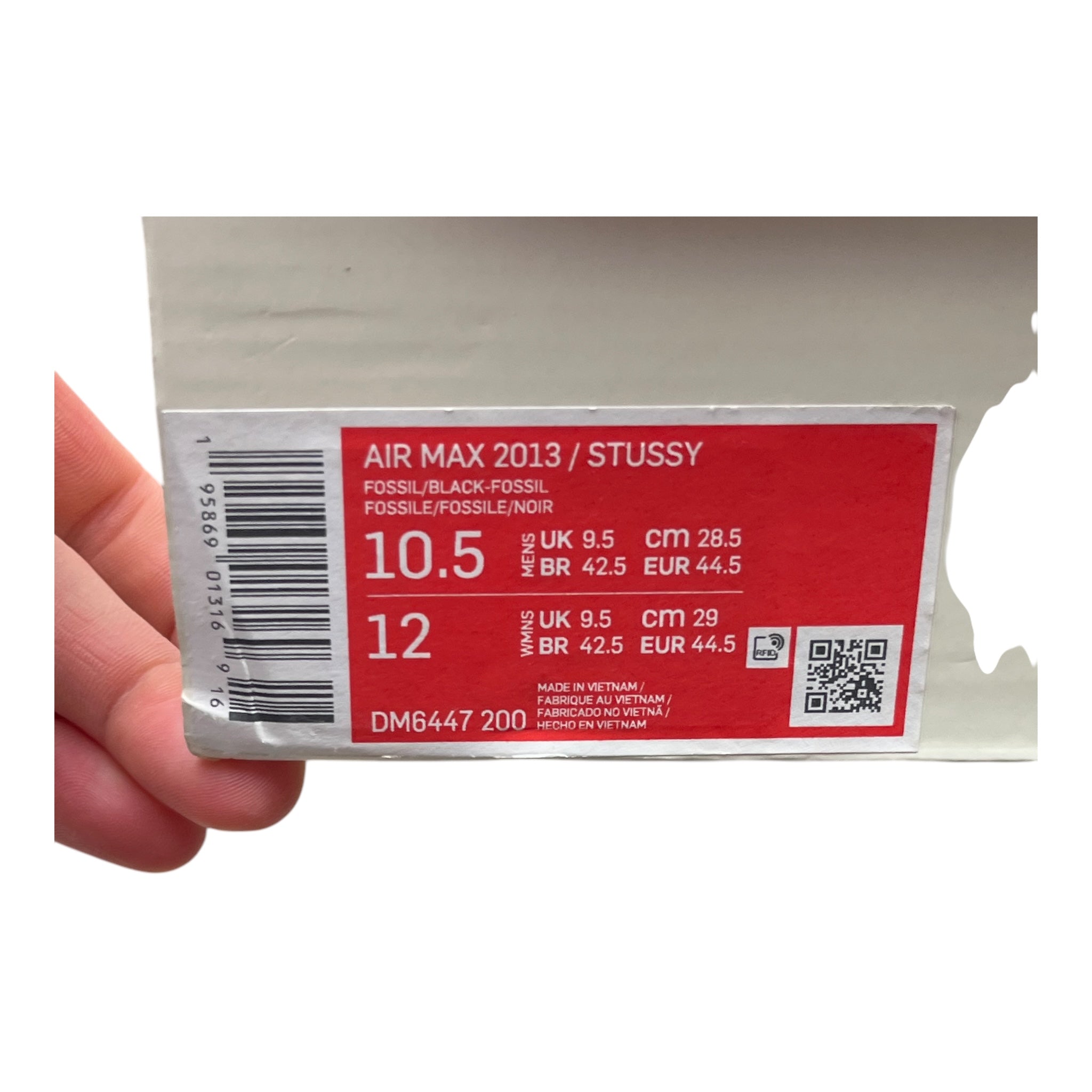 Nike Air Max 2013 Stussy Fossil (44.5EU)