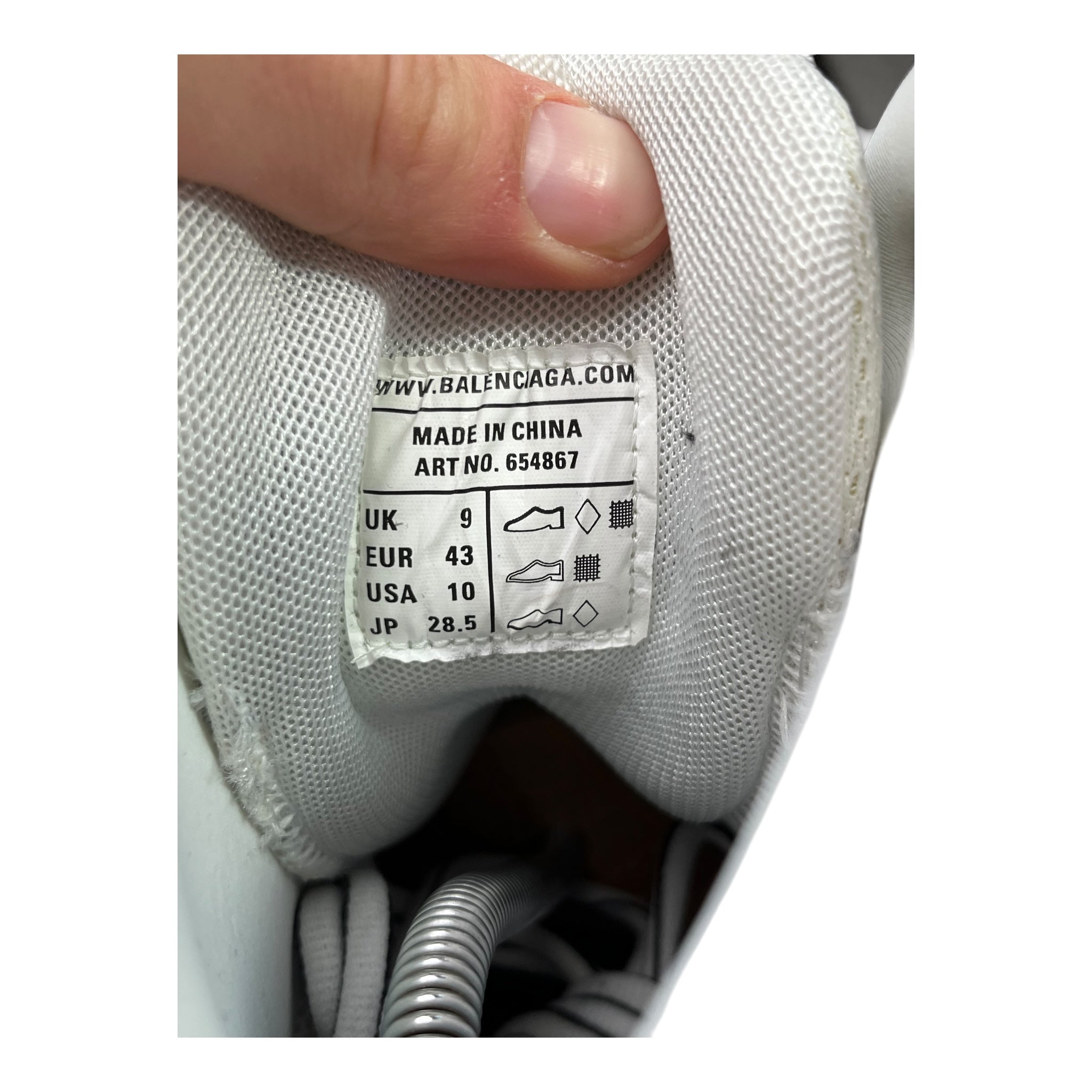 Balenciaga Track Hike White (43EU)