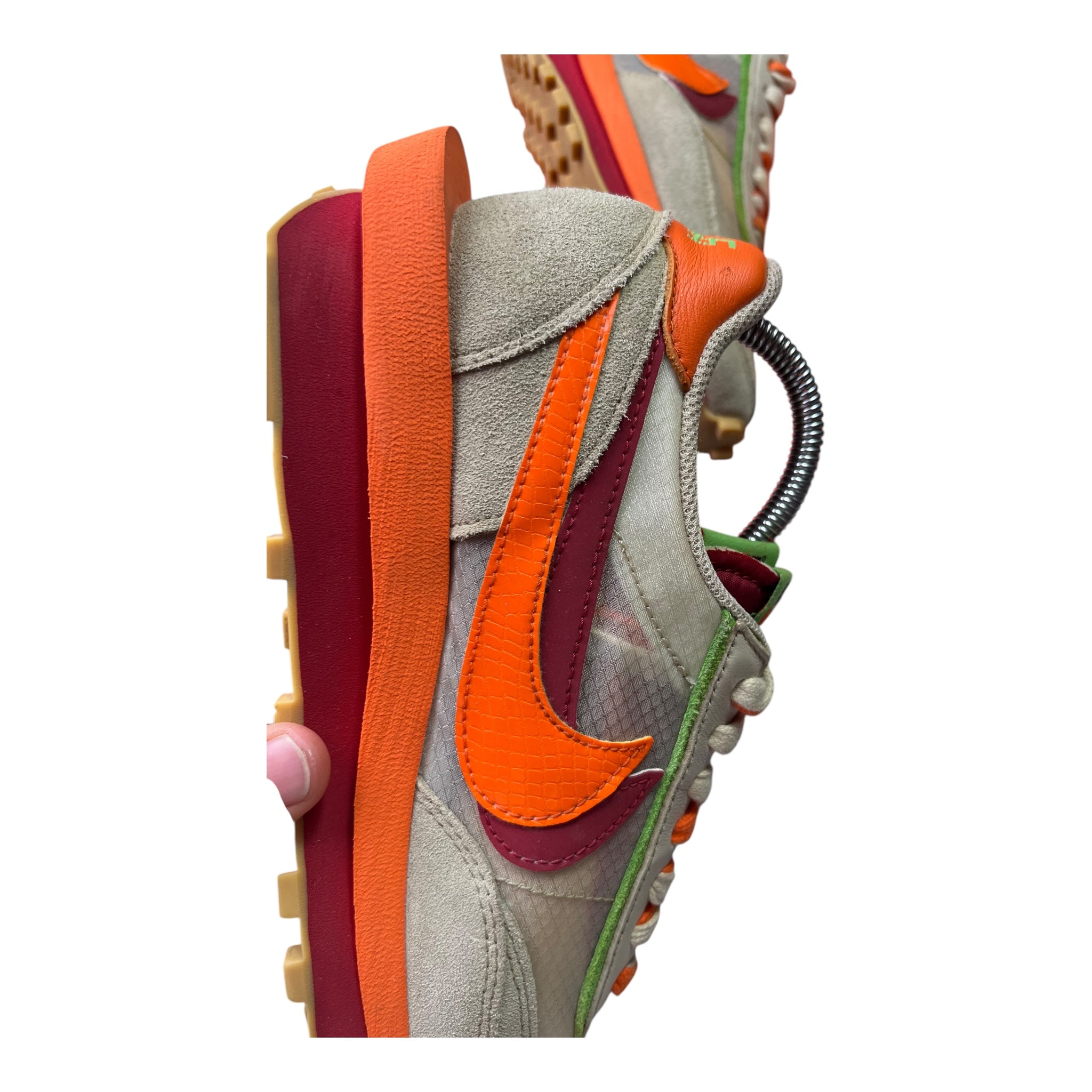 Nike LD Waffle Sacai Clot Net Orange Blaze (42EU)