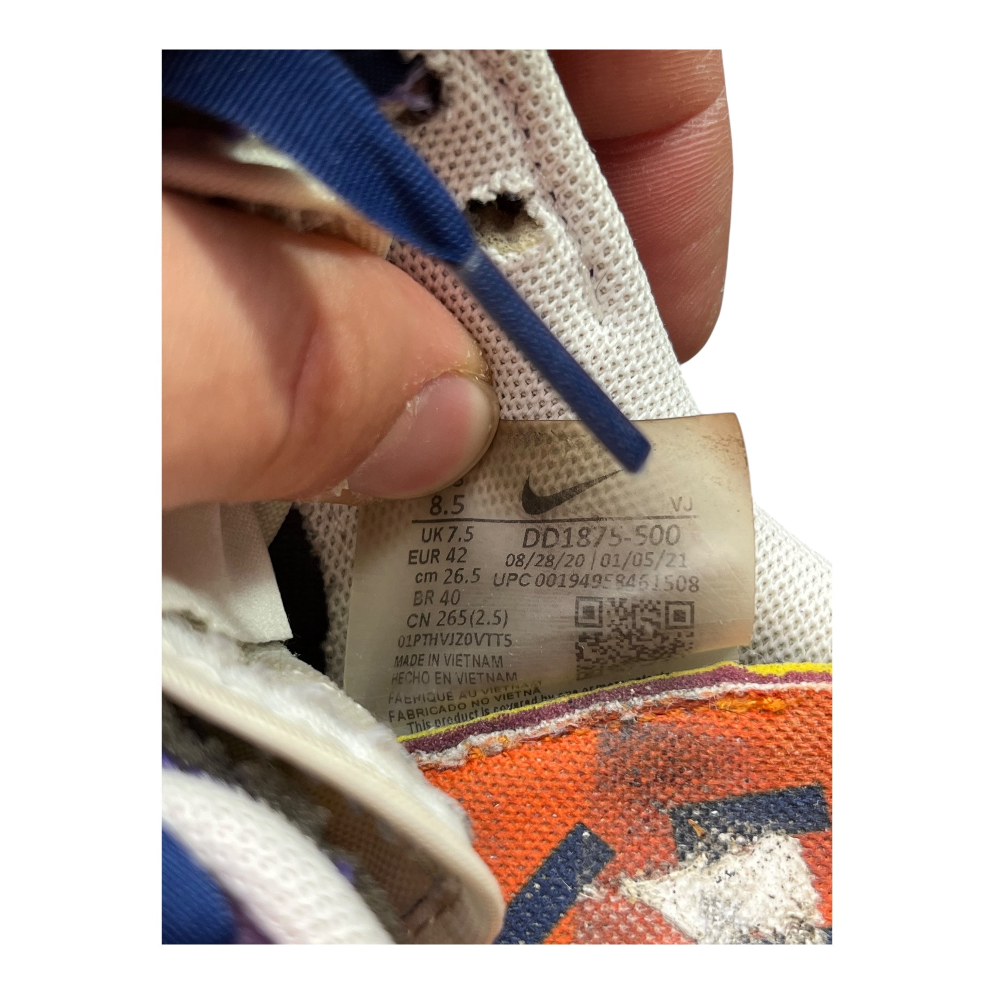 Nike Vaporwaffle Sacai Dark Iris (42 EU)